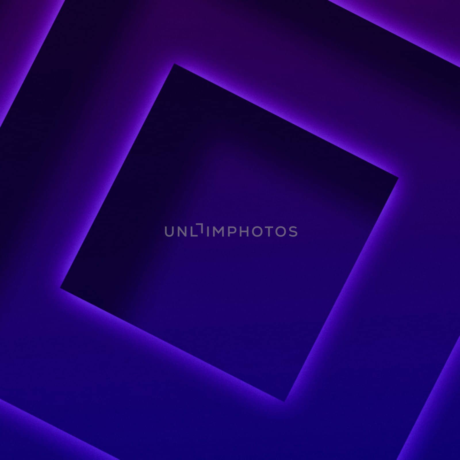 Abstract light event background with neon squares.