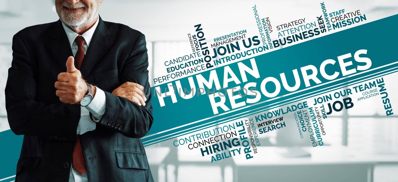 Human Resources and People Networking Concept uds by biancoblue