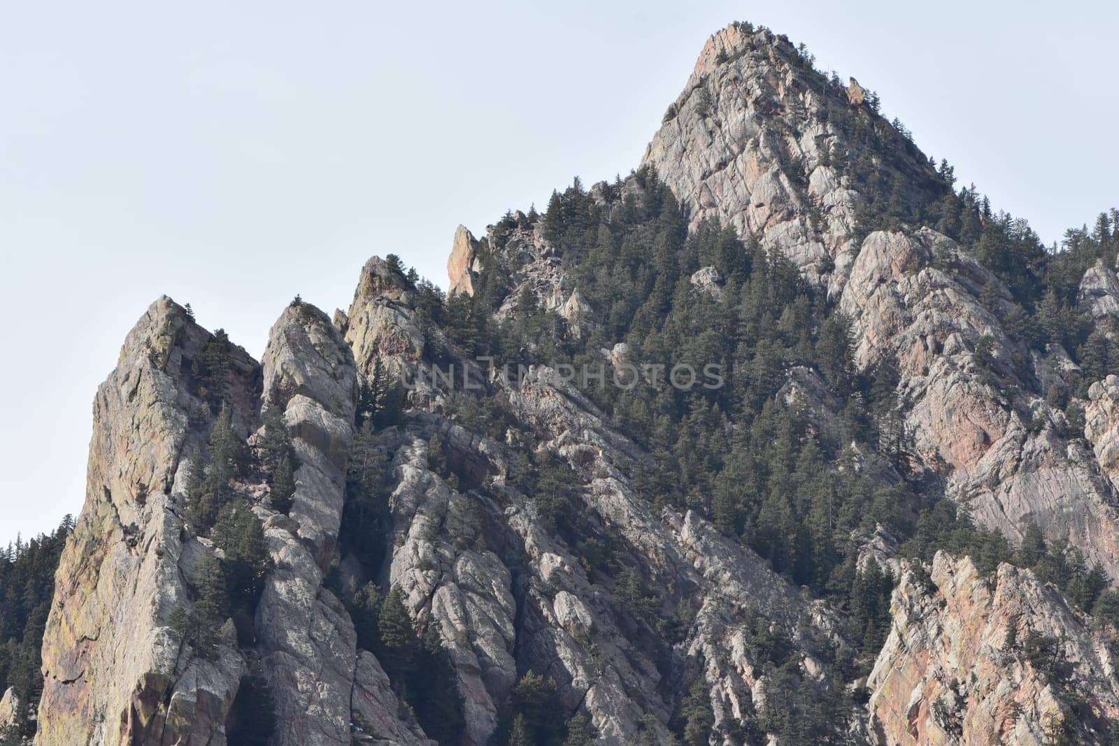 Beautiful Rocky Landscape View, Hiking on Fowler Trail Near Boulder, Colorado. High quality photo