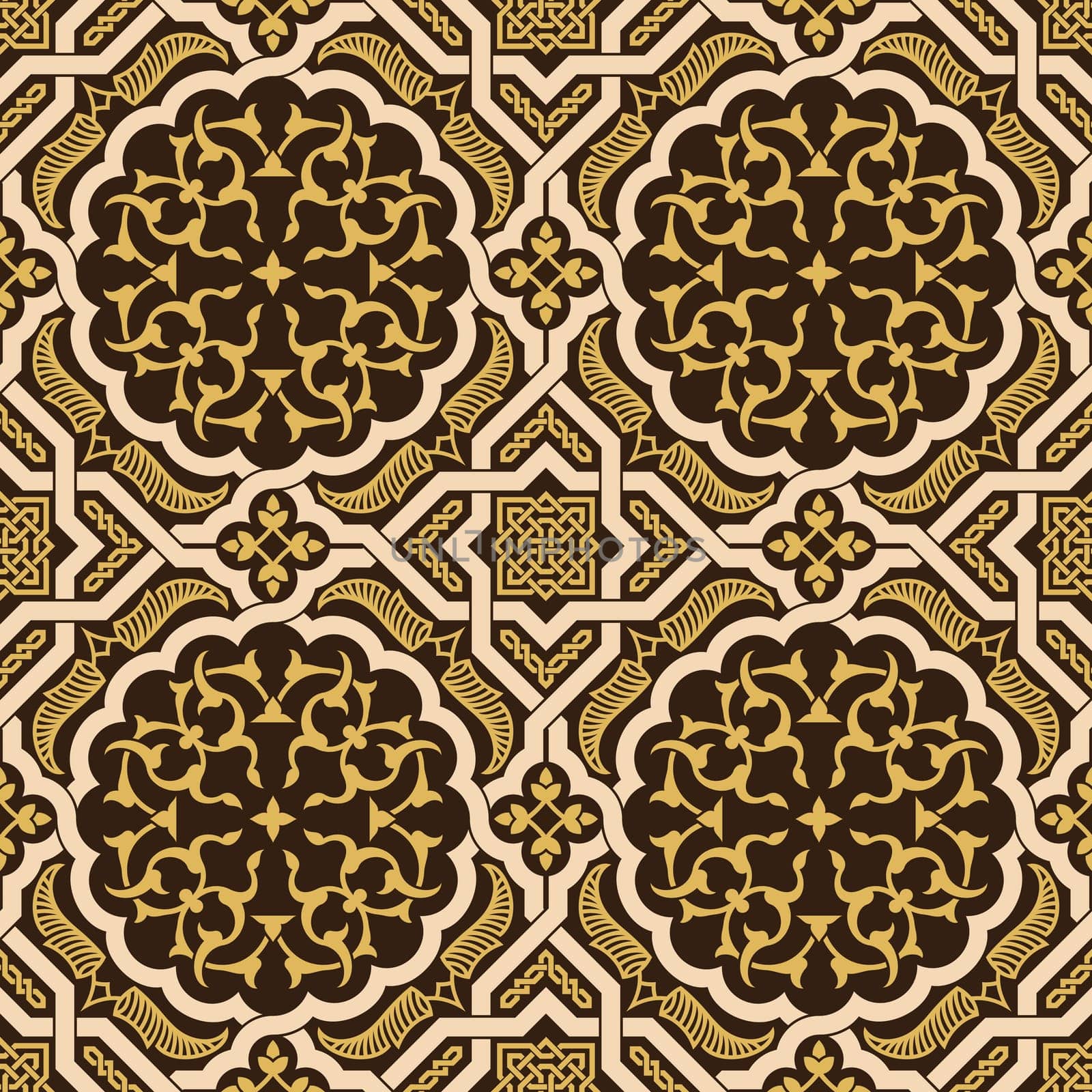 Taza Seamless Pattern Four. High quality photo