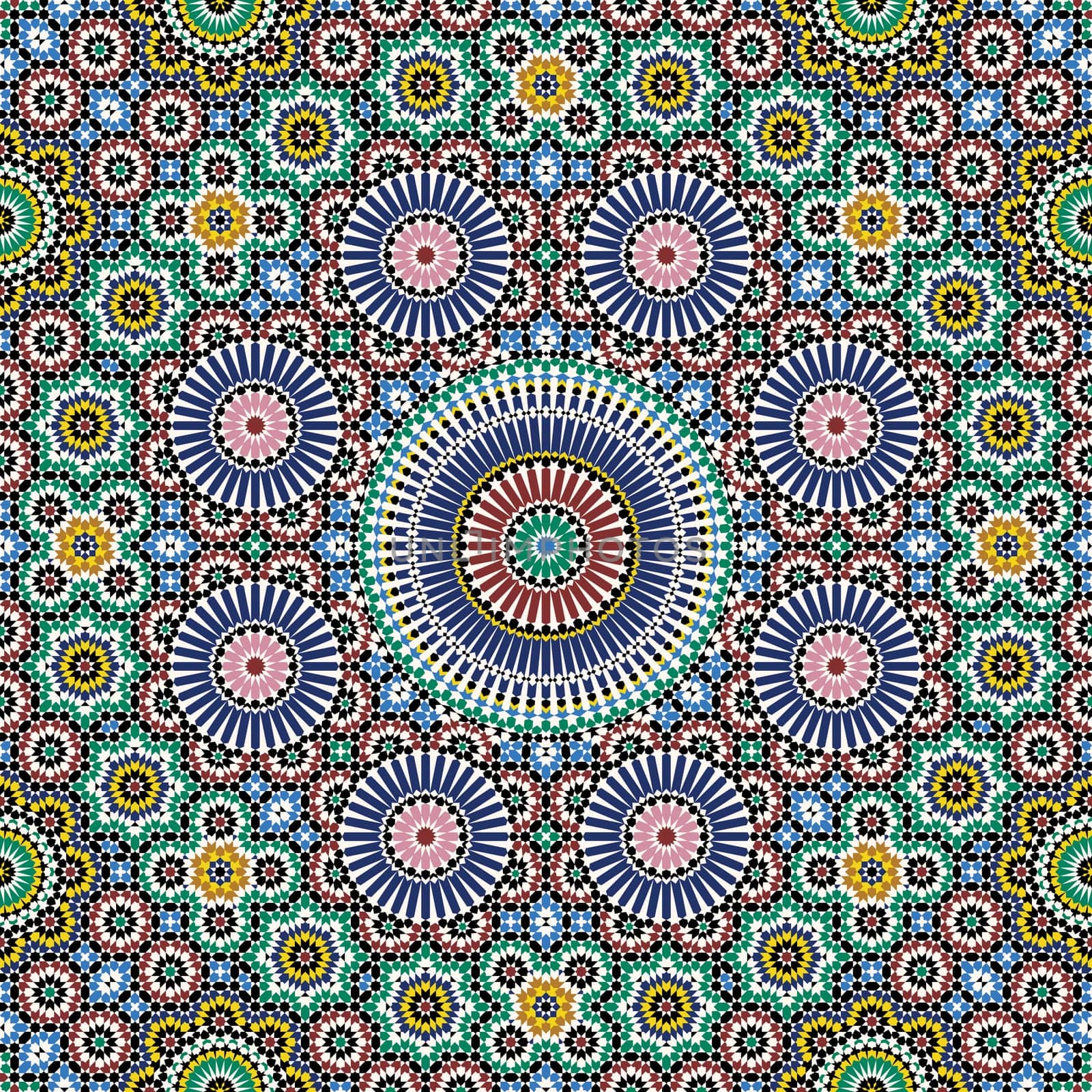 Traditional Arabic Design Akram Morocco Pattern Five