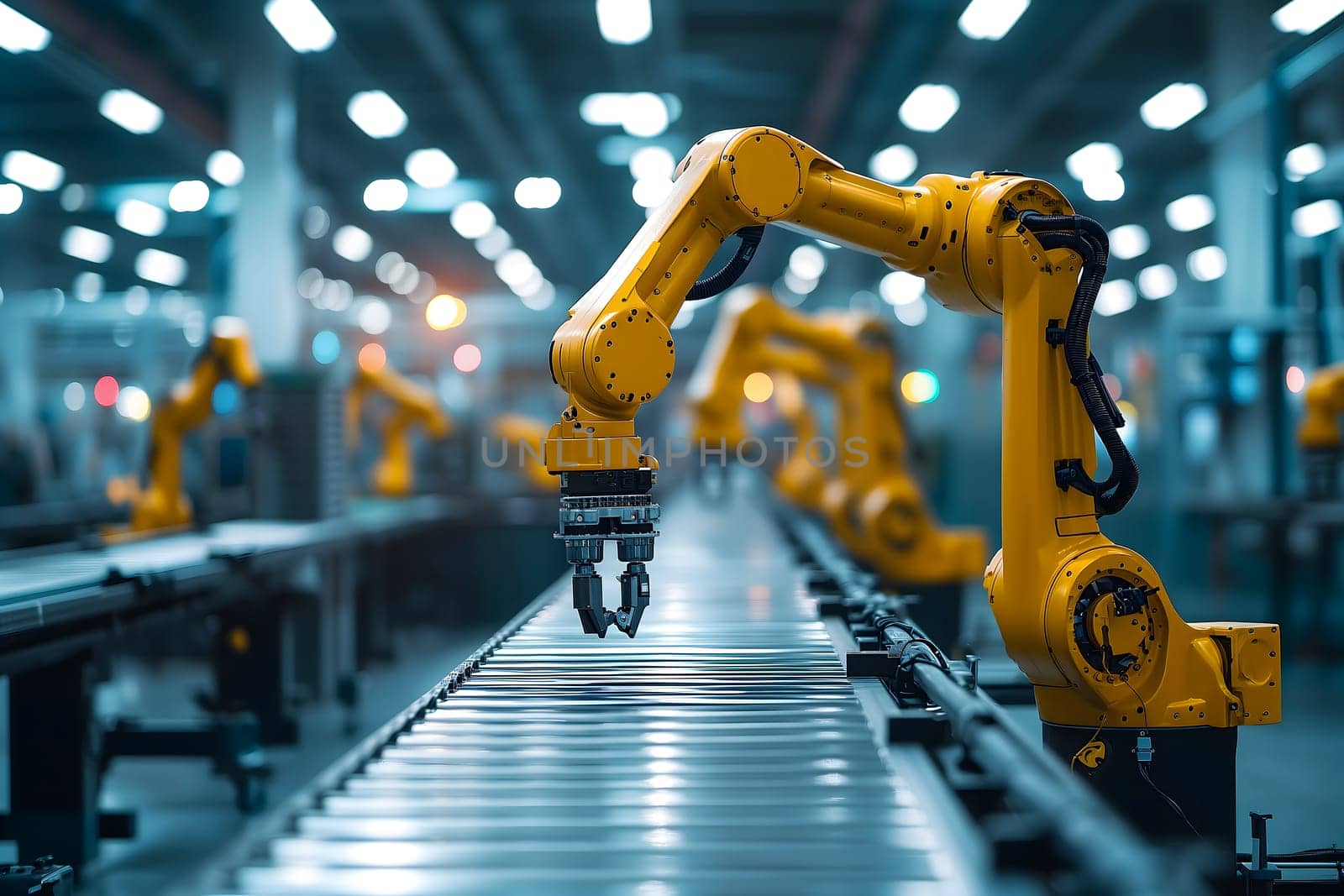 The use of robot arms in intelligent industrial factories by z1b