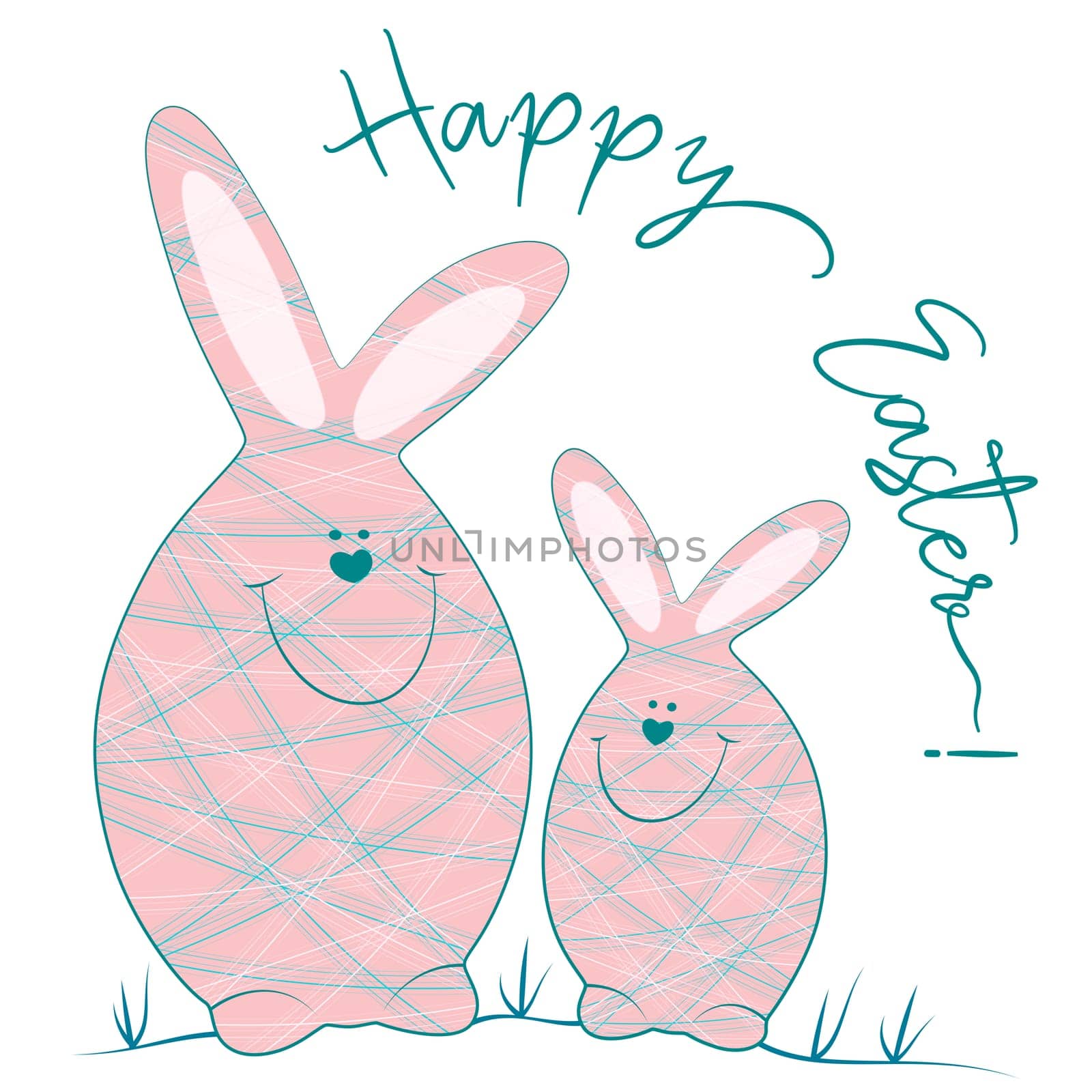 Happy easter funny bunny by manudoodle