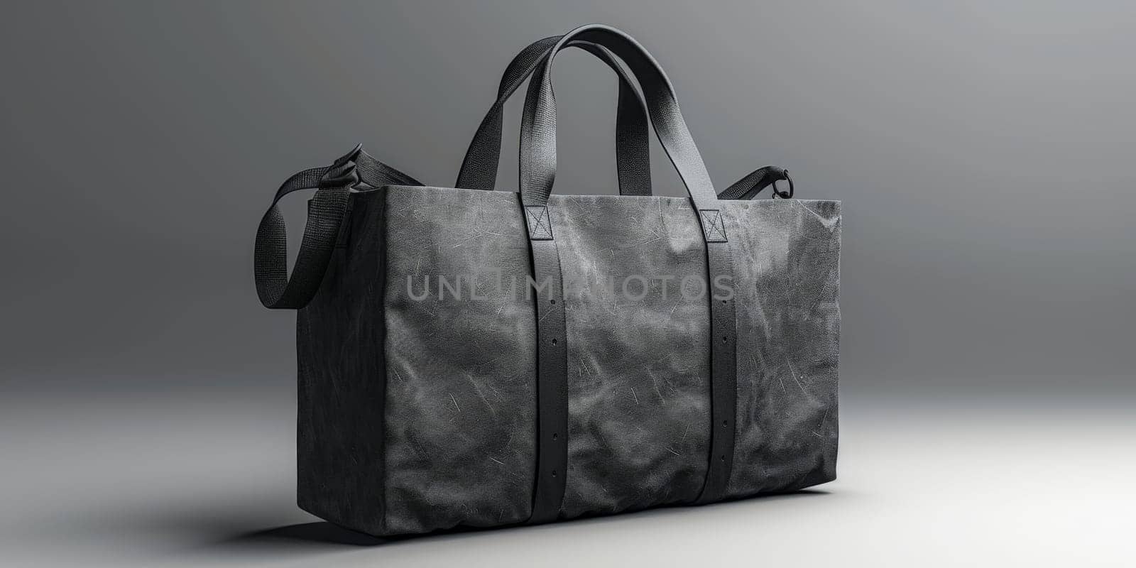 Mockup bag mockup with handles and plain background