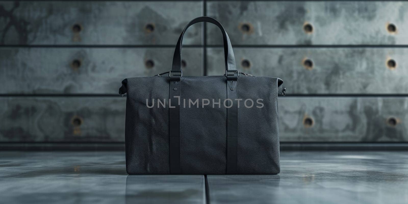 Mockup bag mockup with handles and plain background. by Benzoix