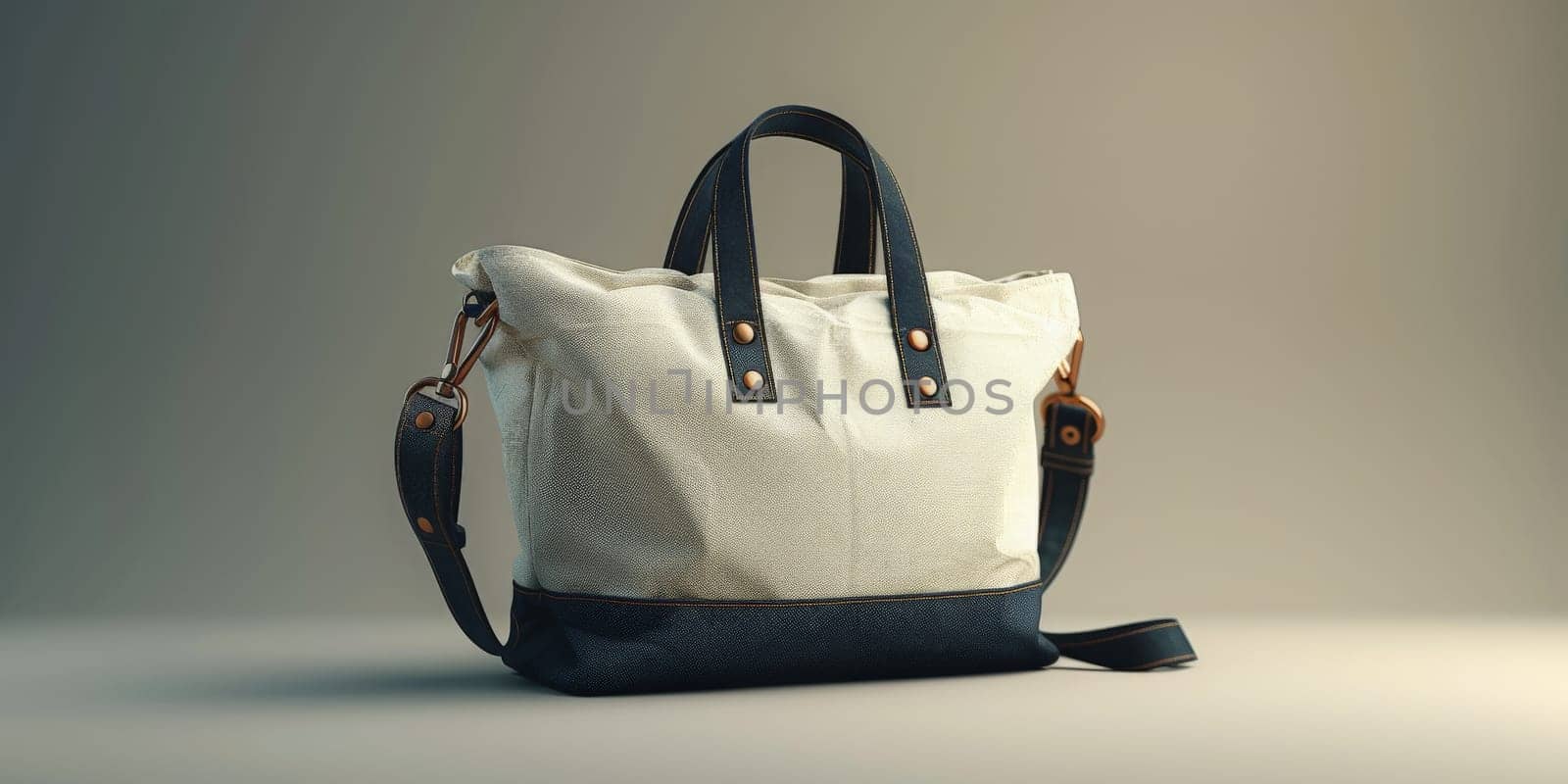 Mockup bag mockup with handles and plain background. by Benzoix