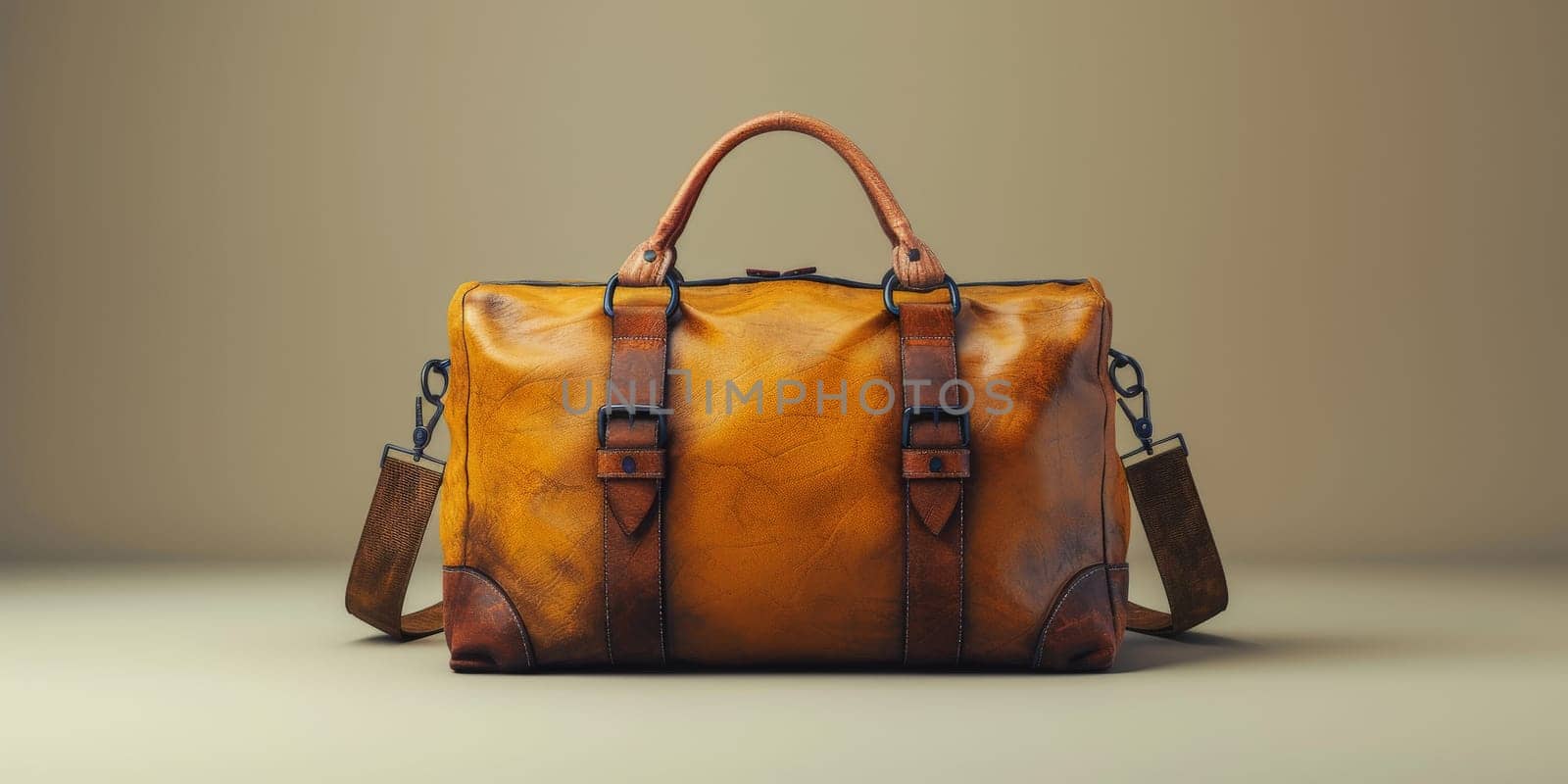 Mockup bag mockup with handles and plain background. by Benzoix