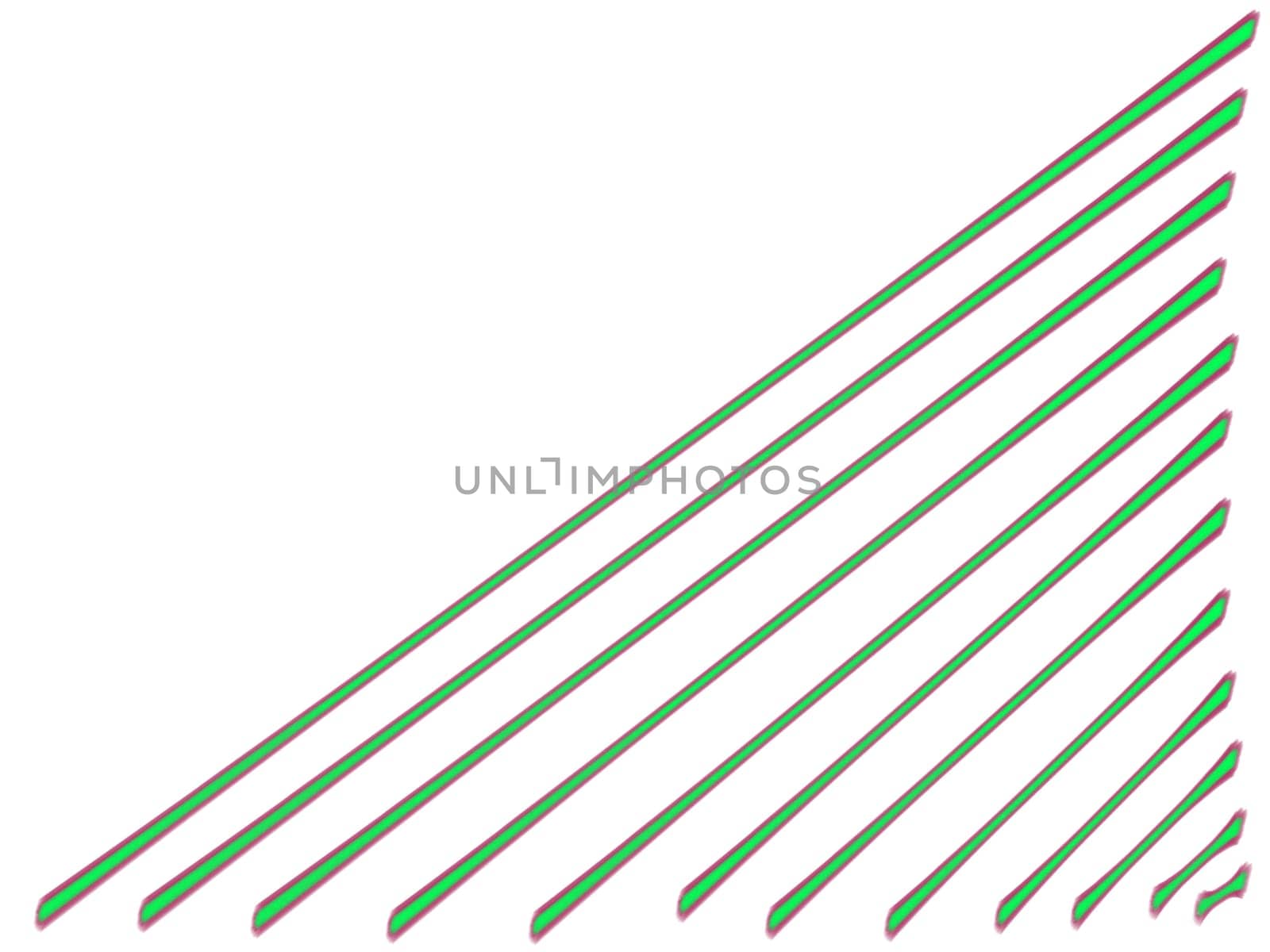 Green and orange lines across white background wallpaper . High quality illustration