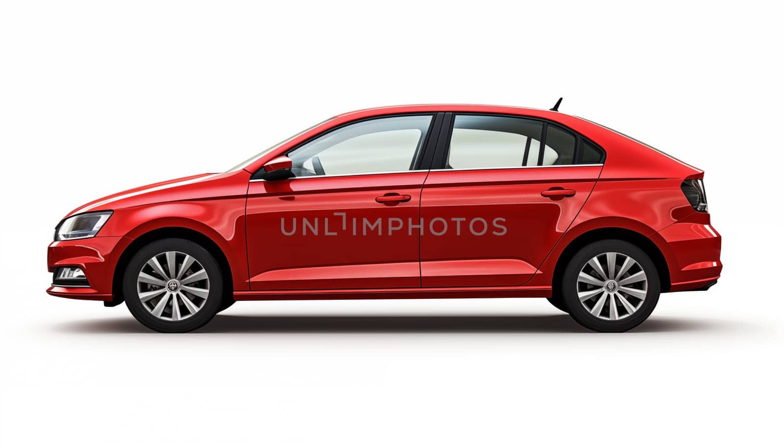 A car on a white background. High quality illustration