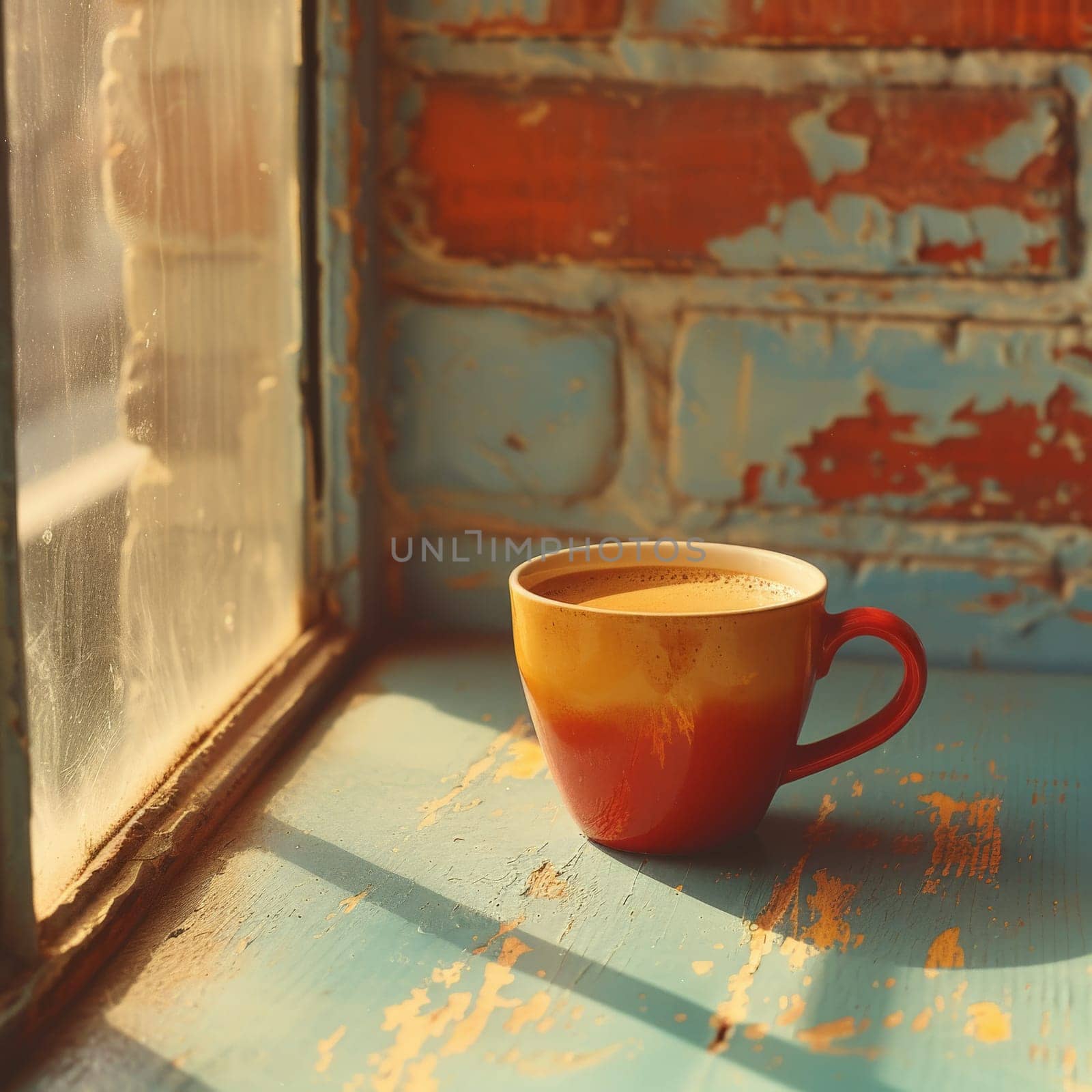 Coffee break in cozy cafe and natural background. by Benzoix