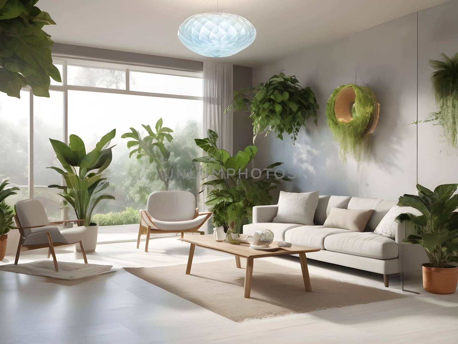 Purifying Spaces. Visualizing a Clean and Healthy Home Environment.