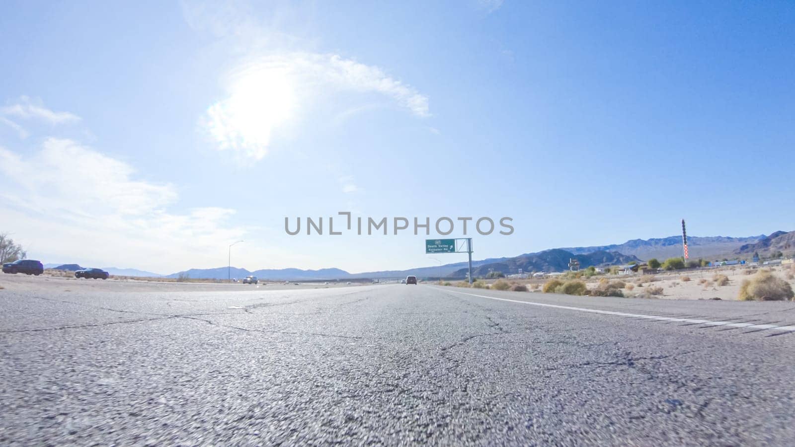 Daytime Road Trip: Nevada to California on HWY 15 by arinahabich