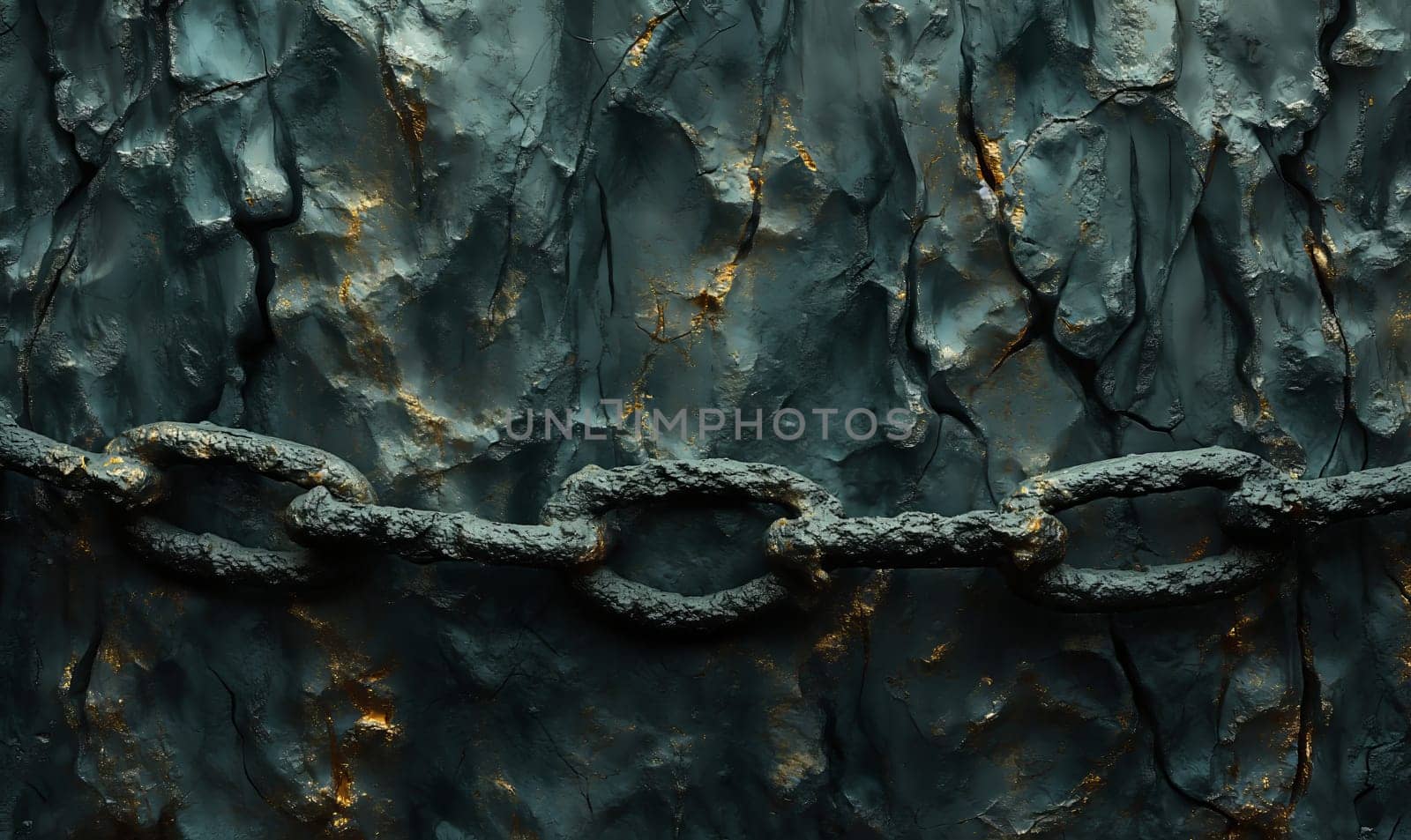 Abstract background with the image of chain links. by Fischeron