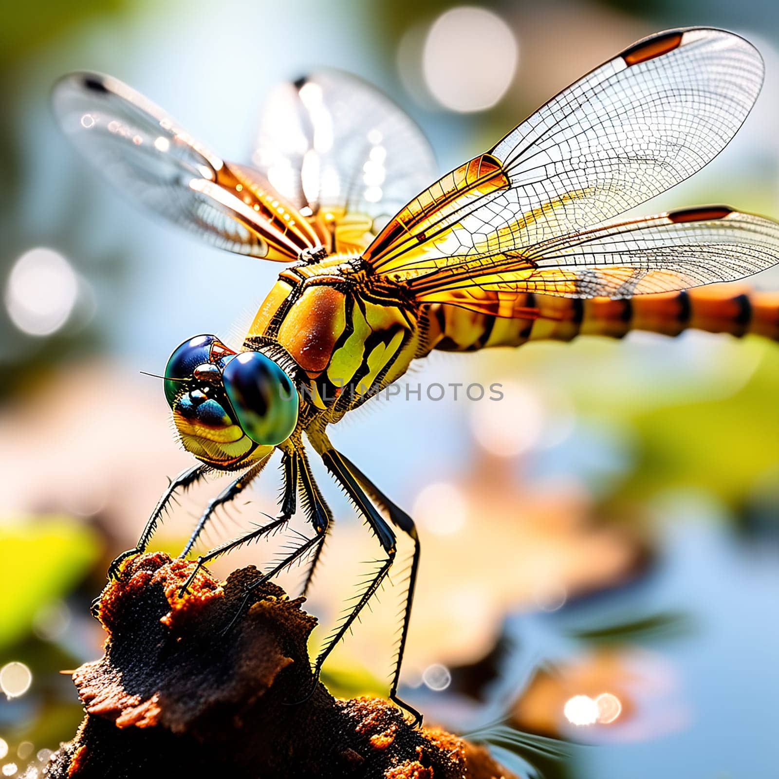 Macro Magic: Capturing the Stunning Beauty of a Dragonfly"