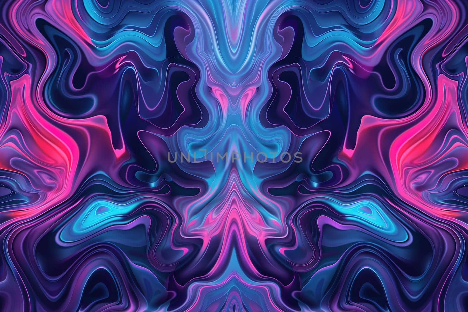 Vibrant abstract psychedelic background with swirling patterns in bold colors, ideal for creative projects, posters, or Y2K inspired designs. Optical illusion. Generative AI