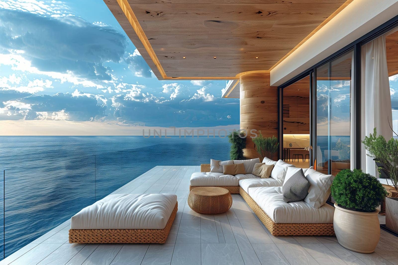 A waterfront balcony with a breathtaking ocean view by richwolf