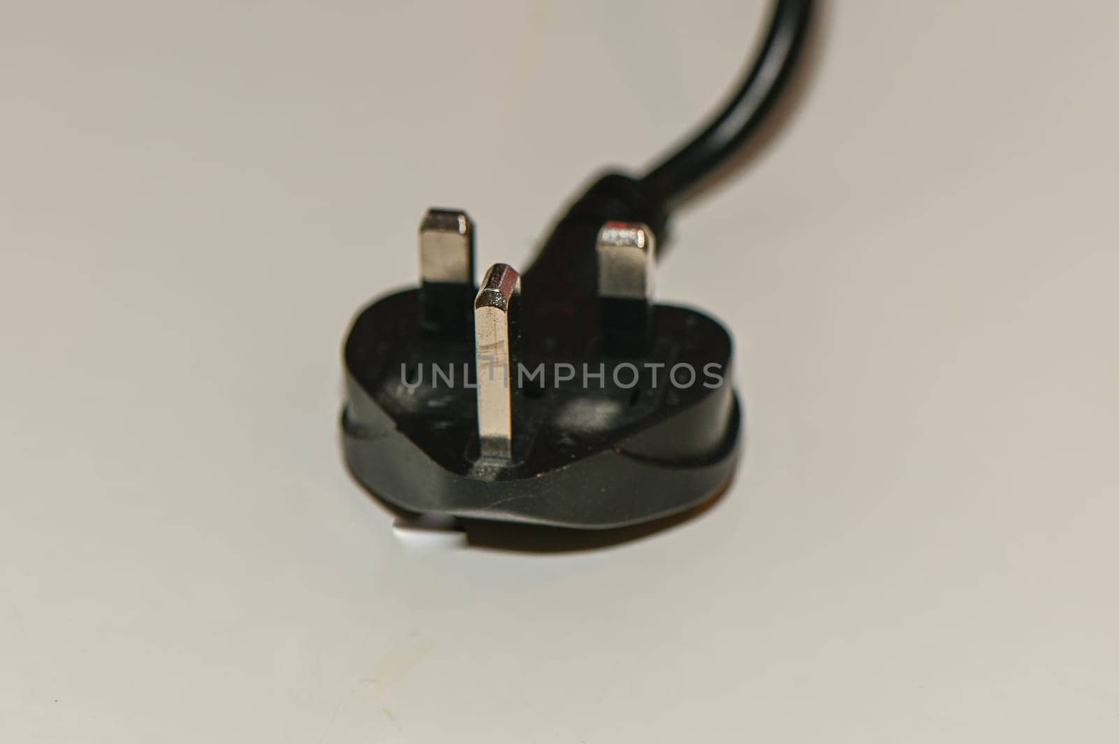 black plug from English standard socket on the table 1 by Mixa74