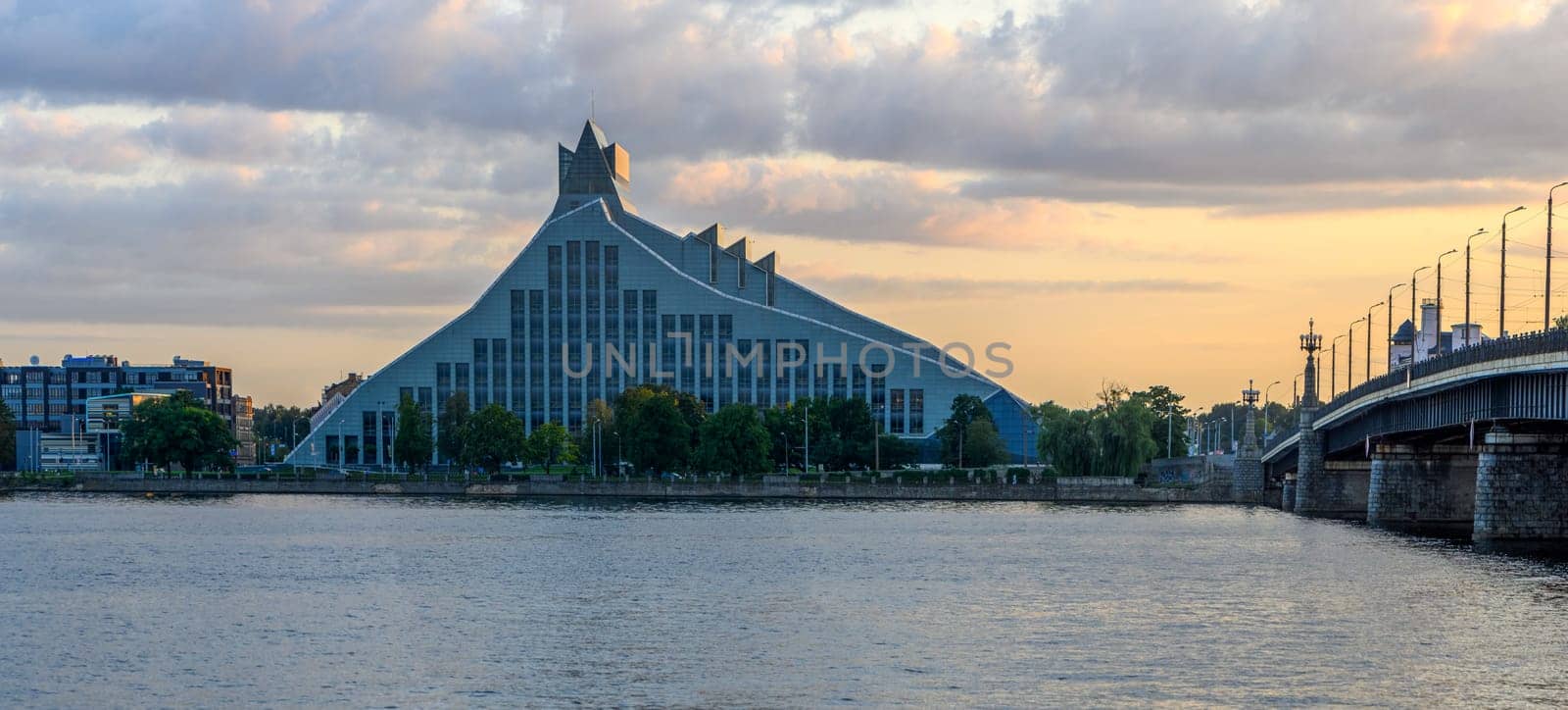 National Library in Riga in Latvia