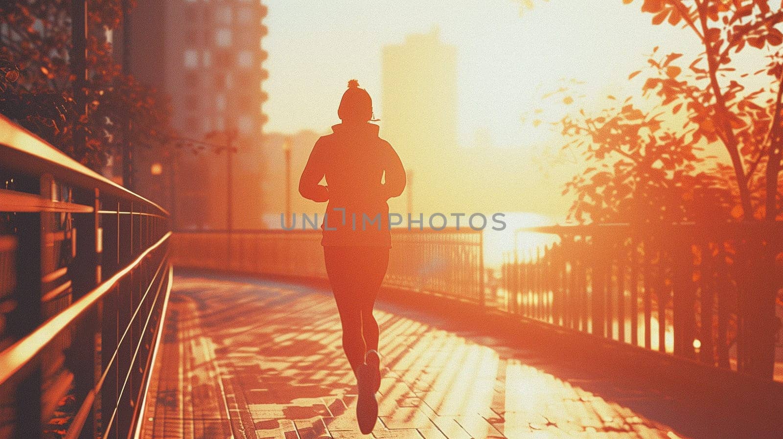 Morning run. High quality photo