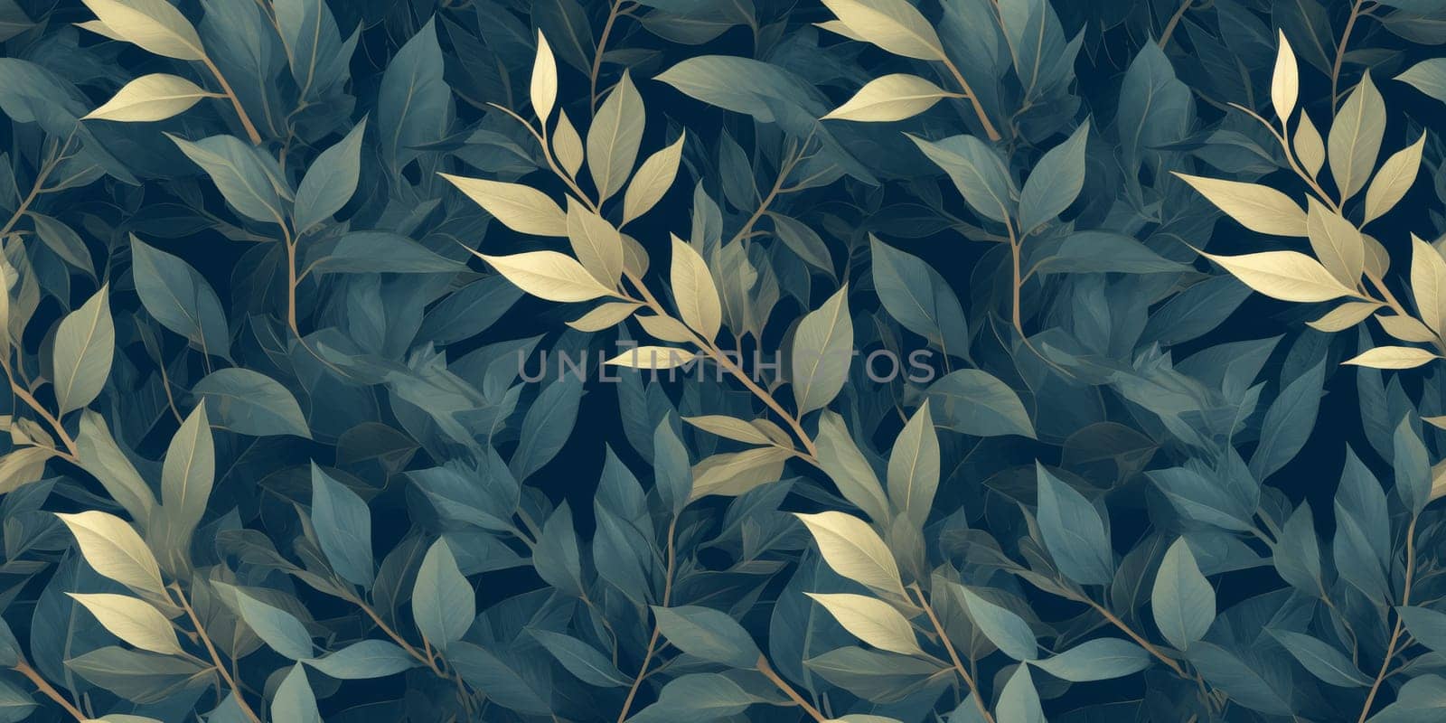 abstract seamless leaf texture, nature background, tropical leaf. by Benzoix