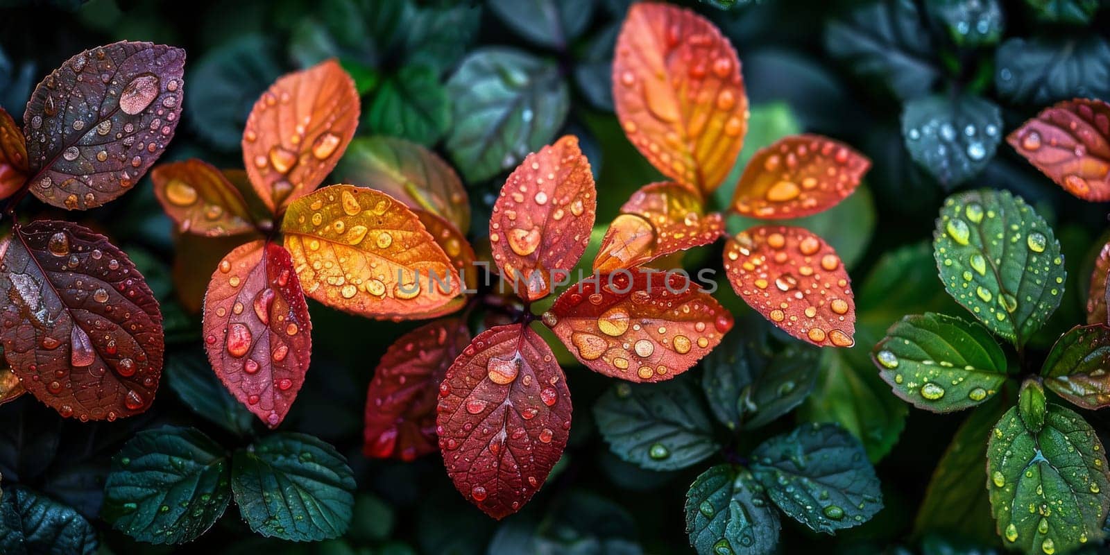 abstract seamless leaf texture, nature background, tropical leaf. by Benzoix