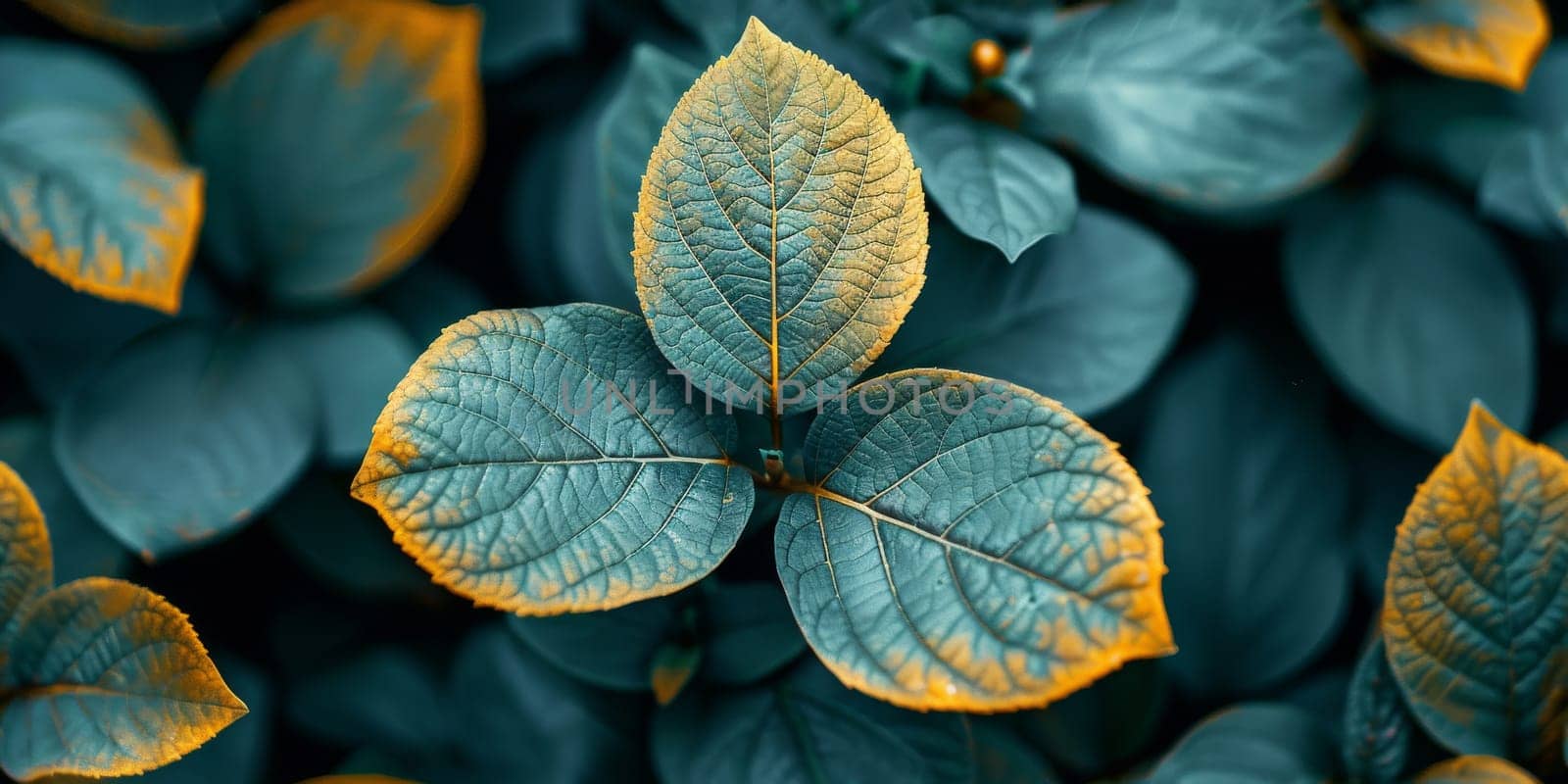 abstract seamless leaf texture, nature background, tropical leaf. by Benzoix