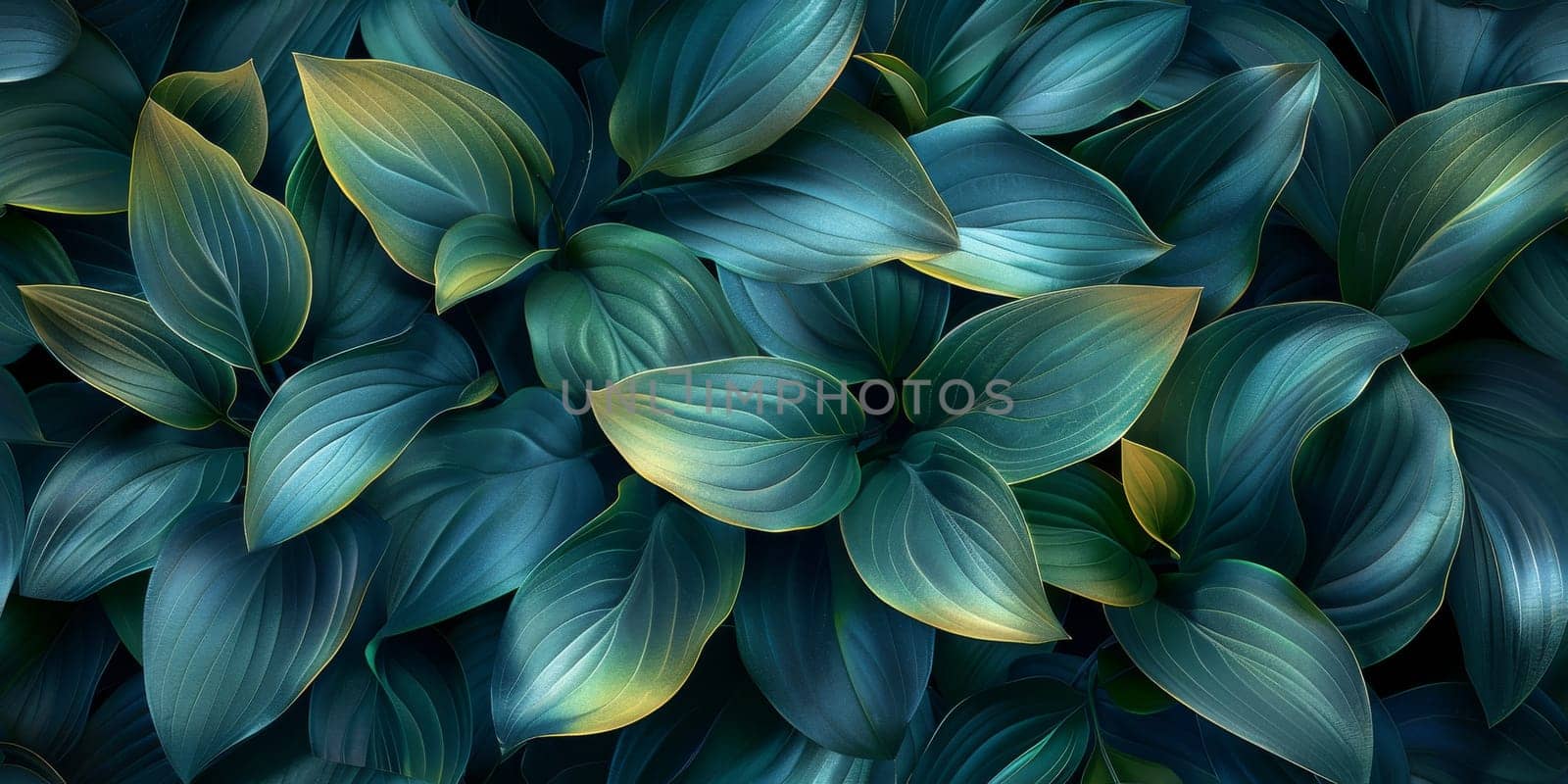abstract seamless leaf texture, nature background, tropical leaf. by Benzoix