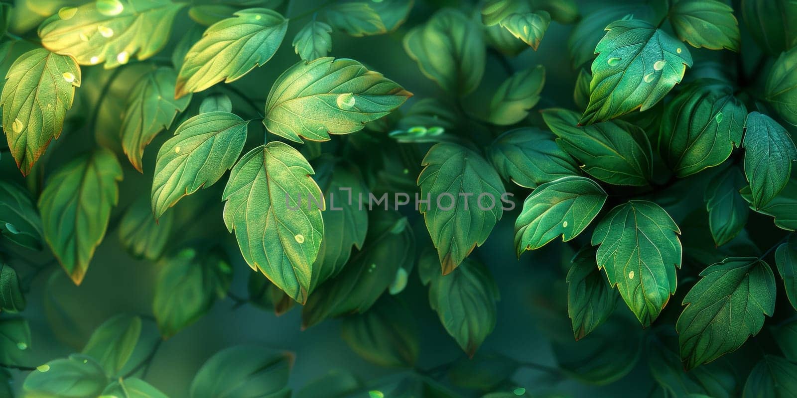 abstract seamless leaf texture, nature background, tropical leaf. by Benzoix