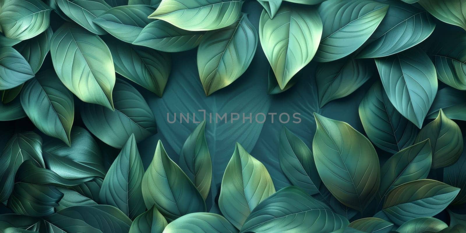 abstract seamless leaf texture, nature background, tropical leaf. by Benzoix