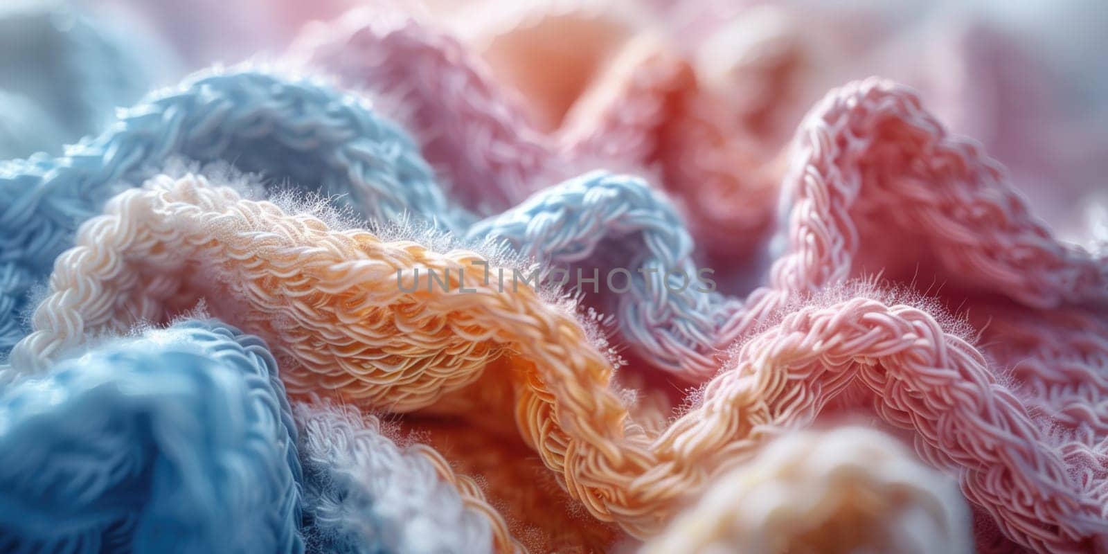 Vibrant Close Up of Colorful Blanket by but_photo