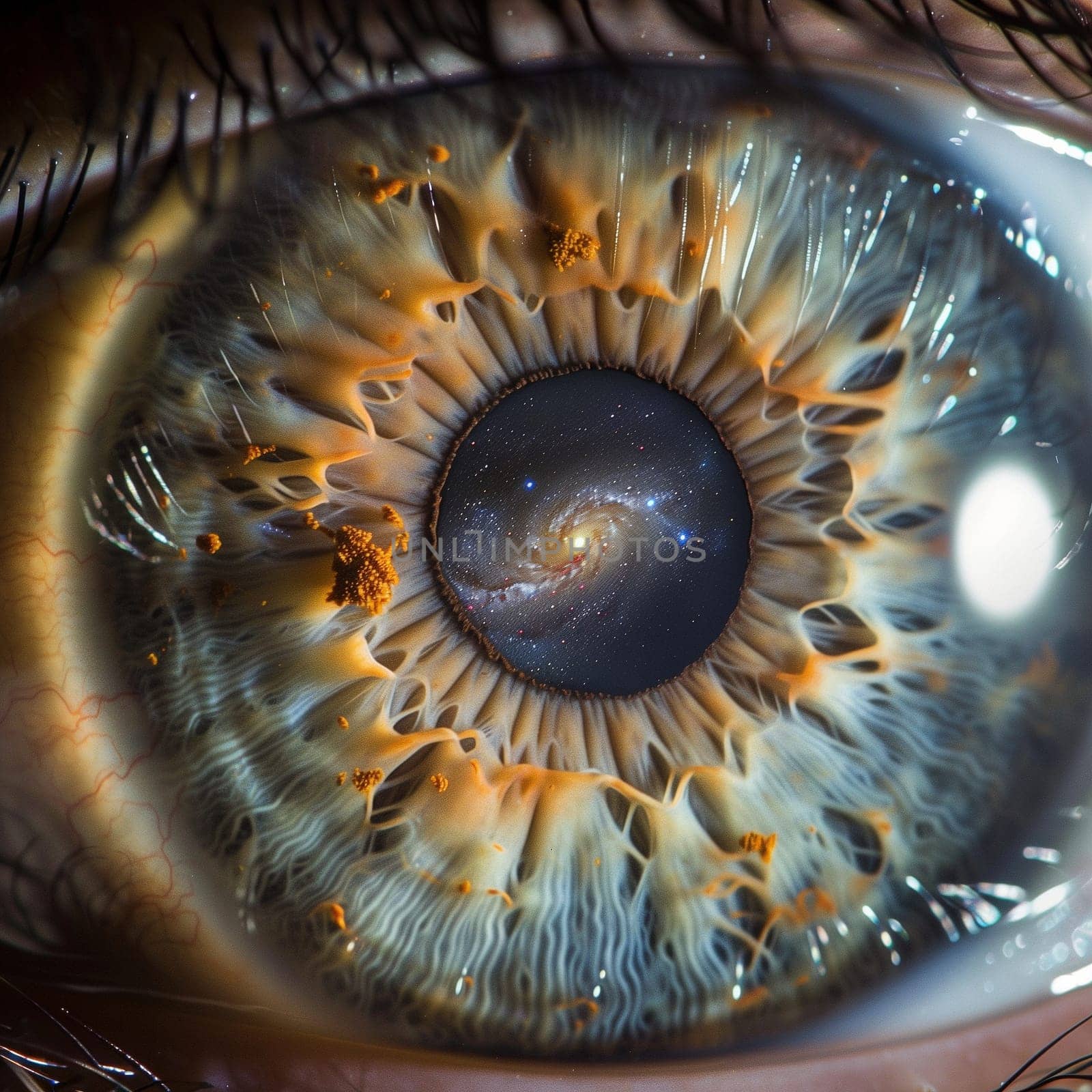 Beautiful close-up photo of the eye by NeuroSky