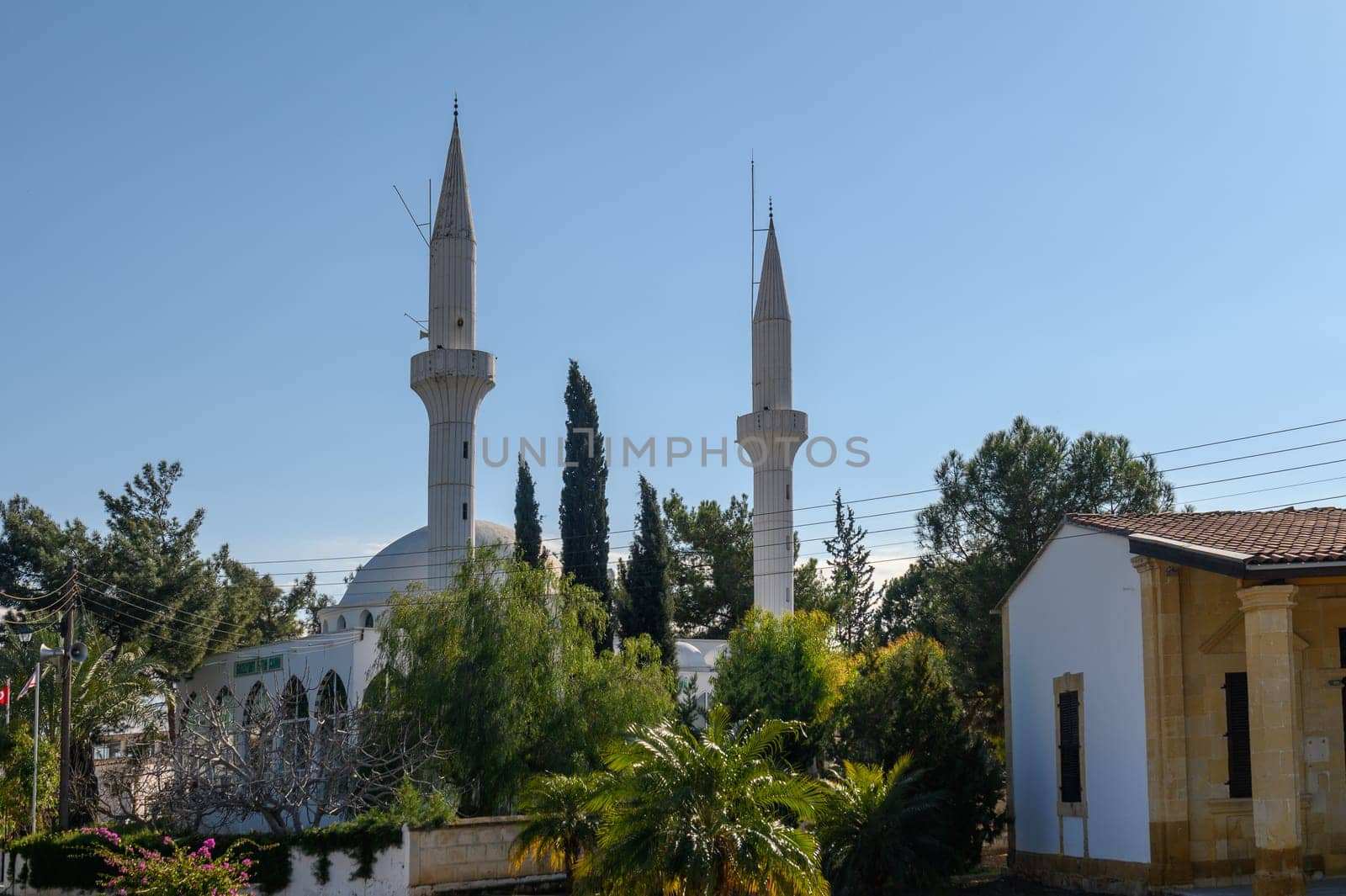 mosque in a small town in Cyprus