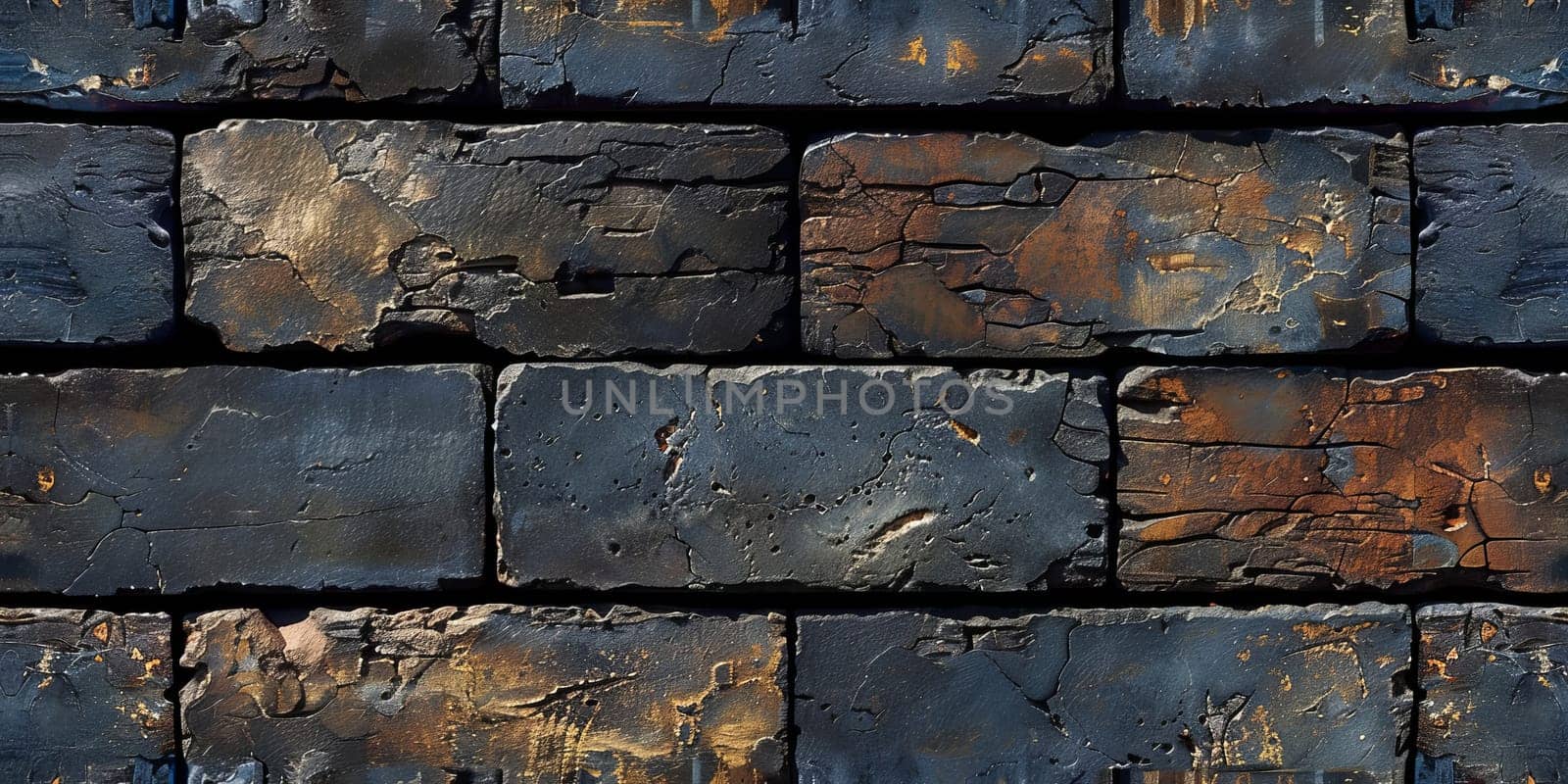 Grunge banner. Abstract stone background. The texture of the stone wall. Close-up rock backdrop. by Benzoix