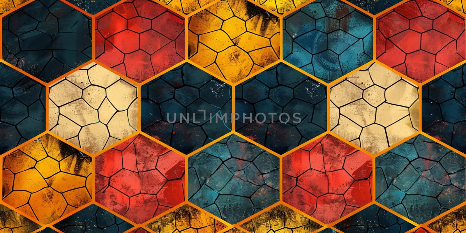 Abstract beautiful geometric seamless background. Wallpaper concept. by Benzoix