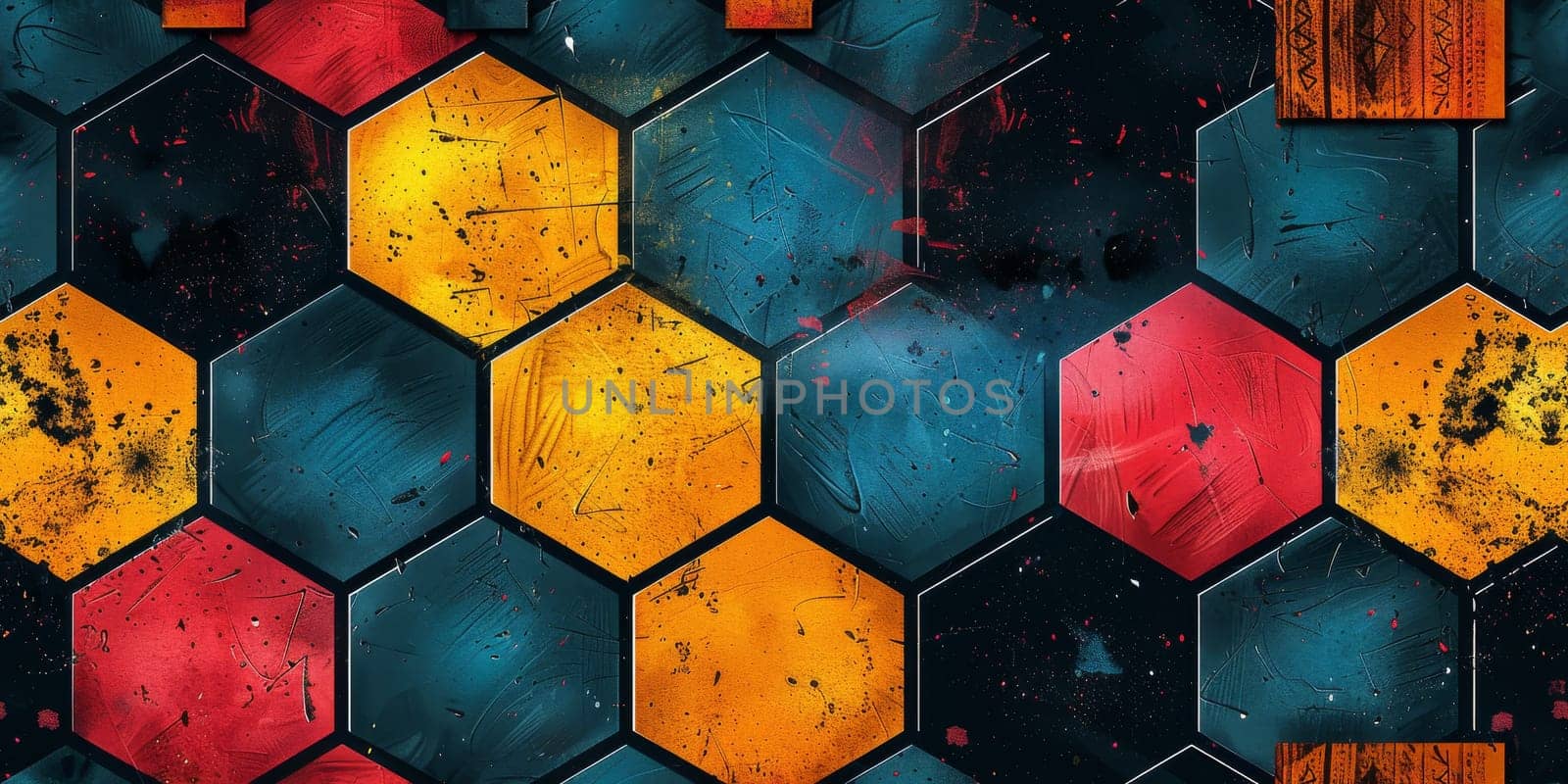 Abstract beautiful geometric seamless background. Wallpaper concept. by Benzoix