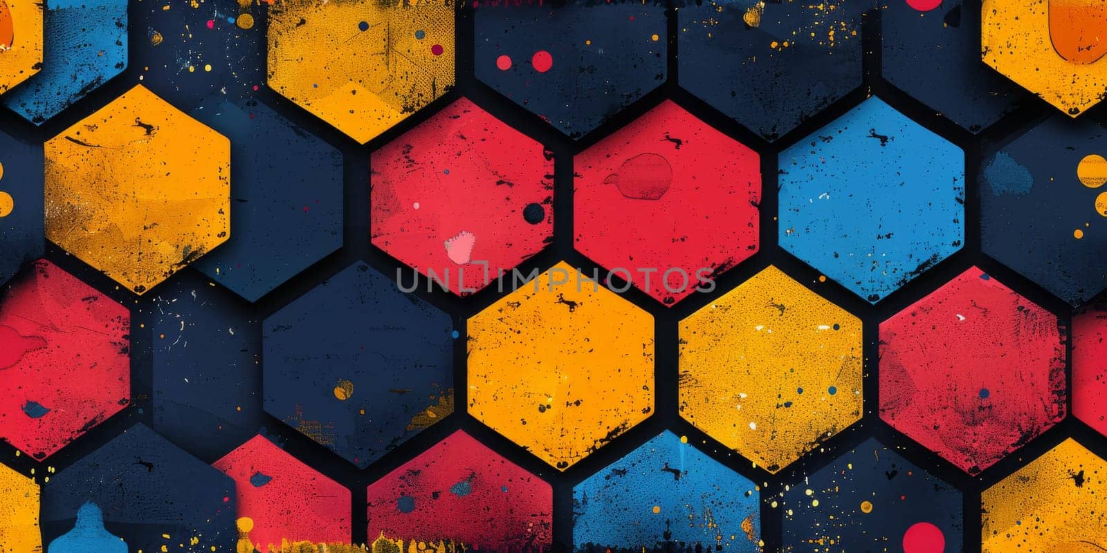 Abstract beautiful geometric seamless background. Wallpaper concept. by Benzoix