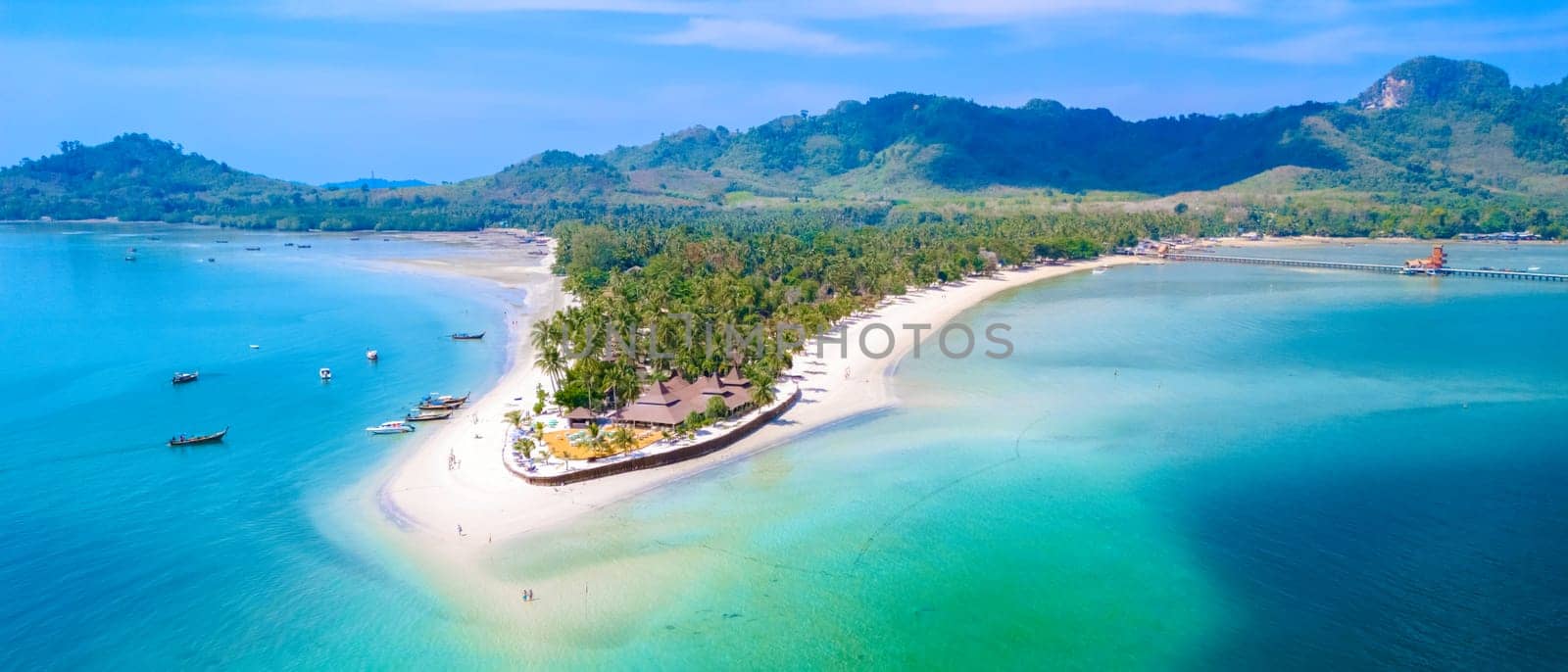 top view at Koh Mook tropical Island in the Andaman Sea Trang in Thailand by fokkebok