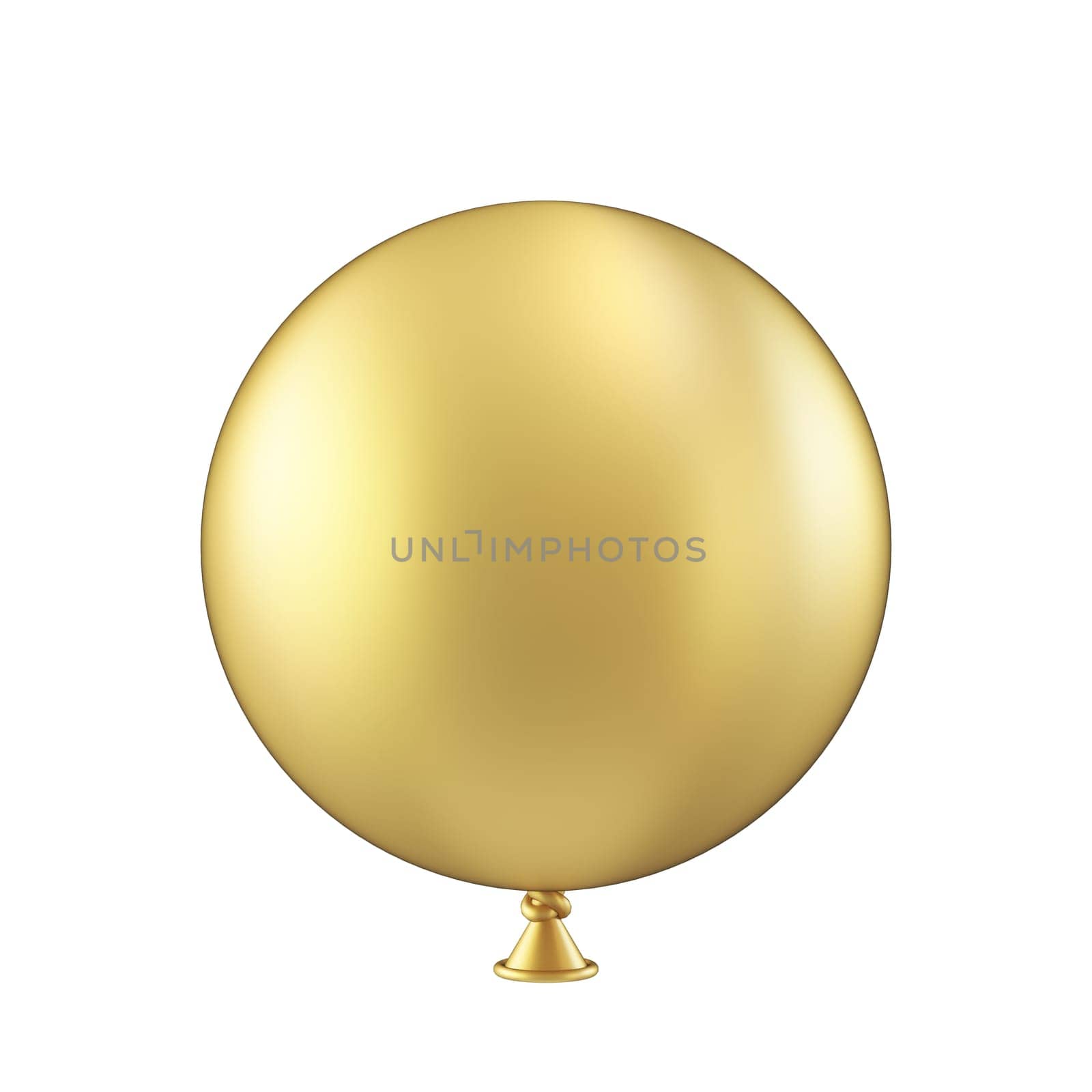 Golden balloon 3D by djmilic