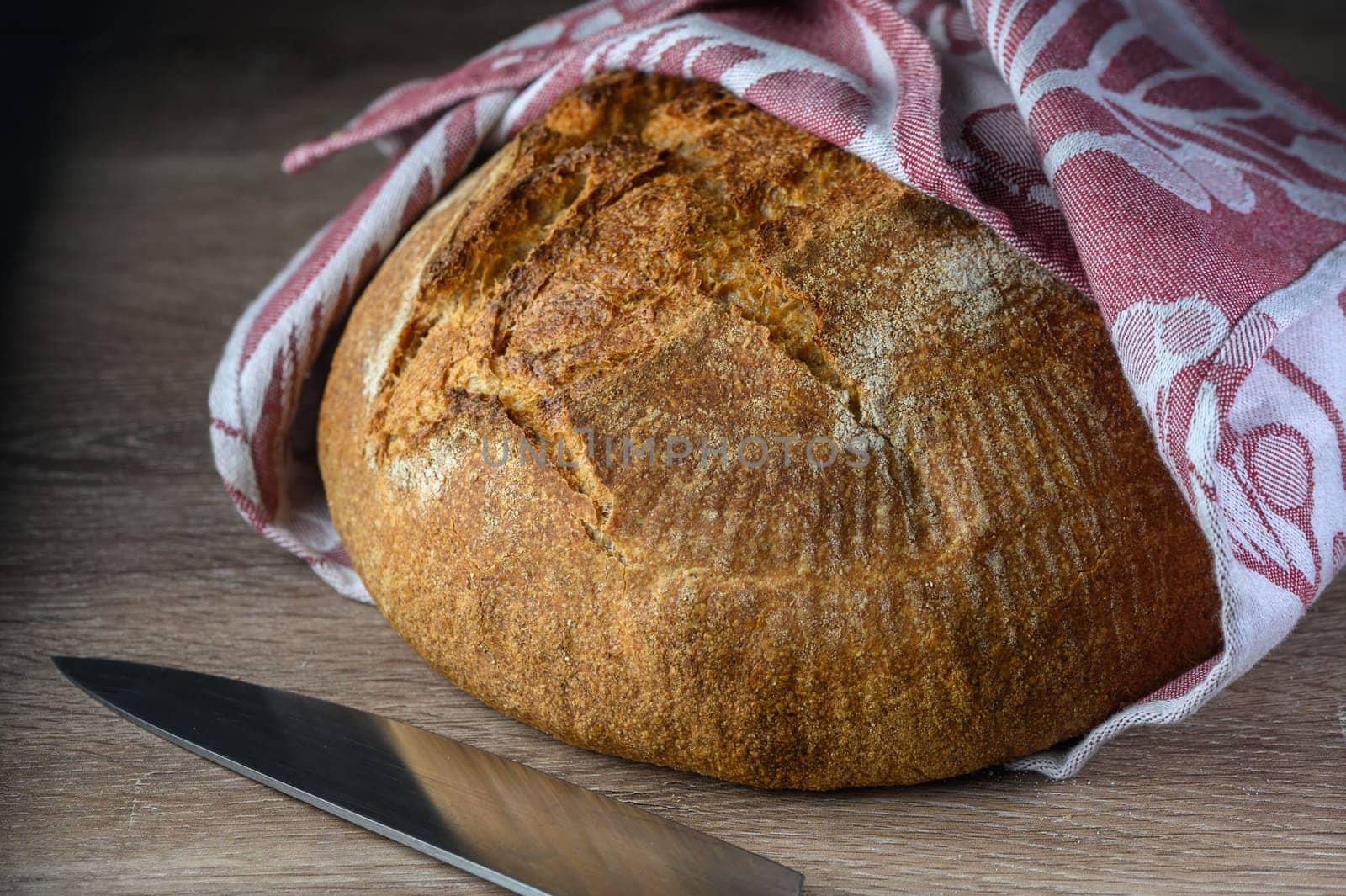 delicious homemade whole grain bread fresh from the oven 2