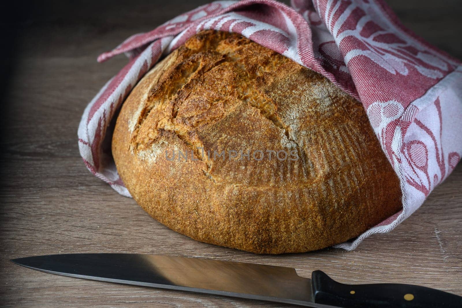 delicious homemade whole grain bread fresh from the oven 1