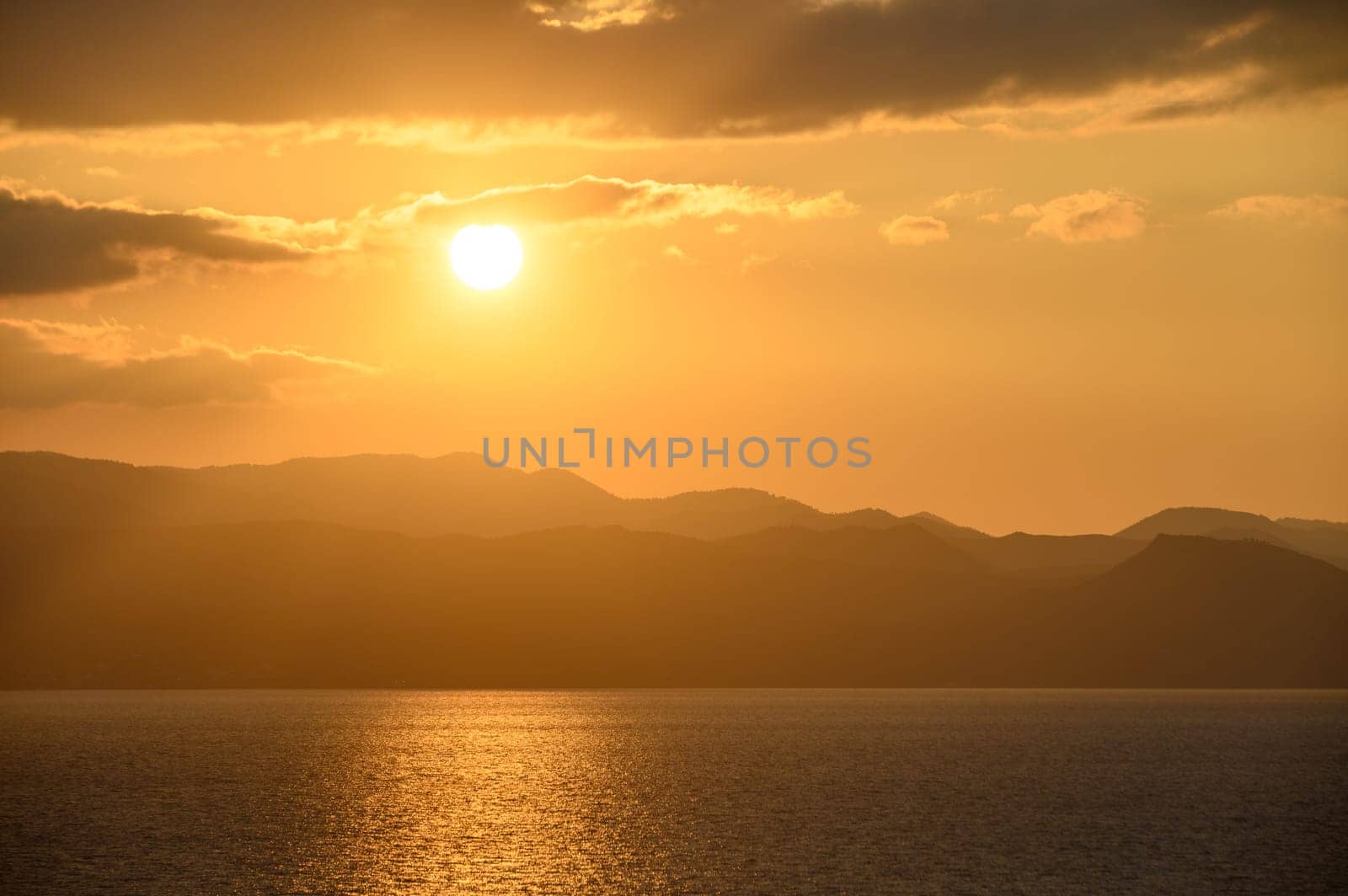 sunset view of the mountains in Cyprus in winter 8