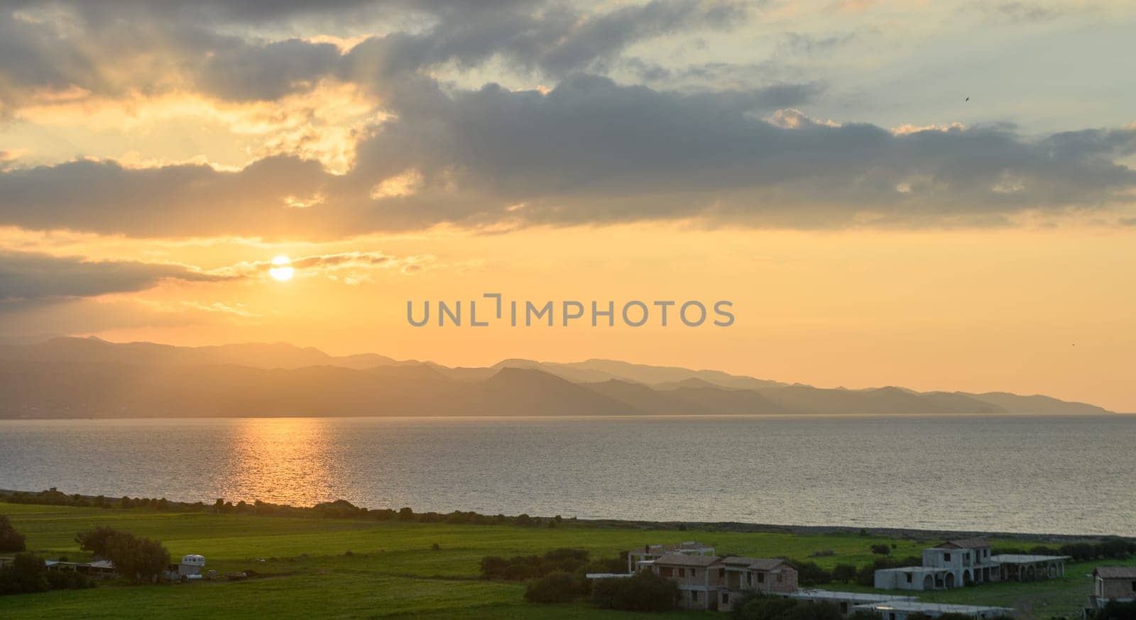 sunset view of the mountains in Cyprus in winter 6