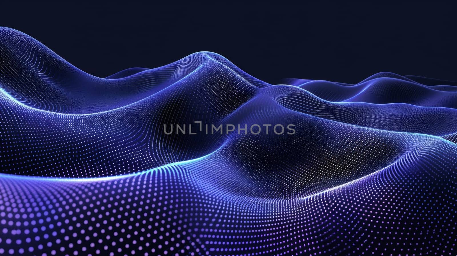A computer generated image of a wave pattern on the surface