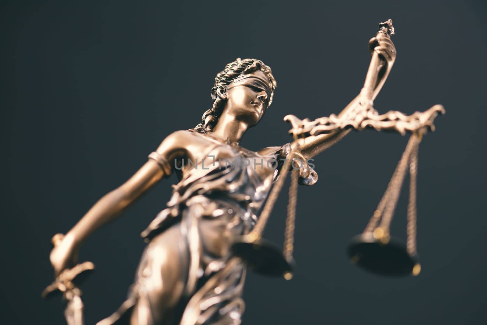 Law, legal, judge concept. Lady justice composition