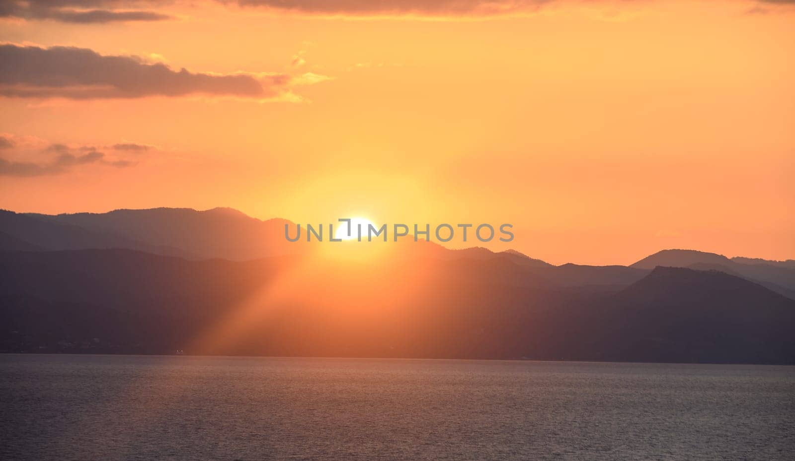 beautiful sunset sky over the mountains of Cyprus 14