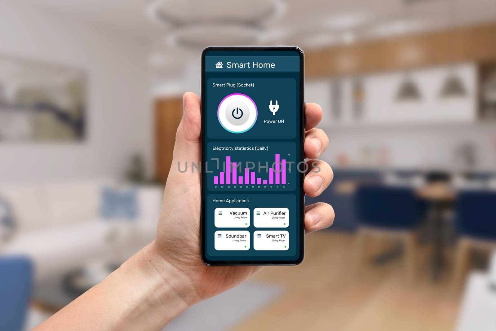 Smart home app with energy efficiency monitor by simpson33