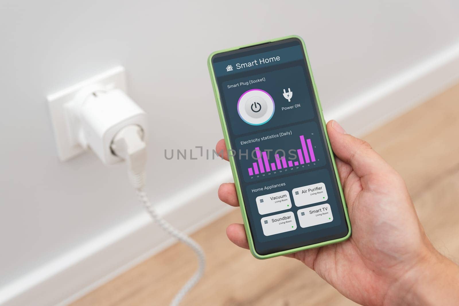 Using smart socket on the wall in a smart home by simpson33