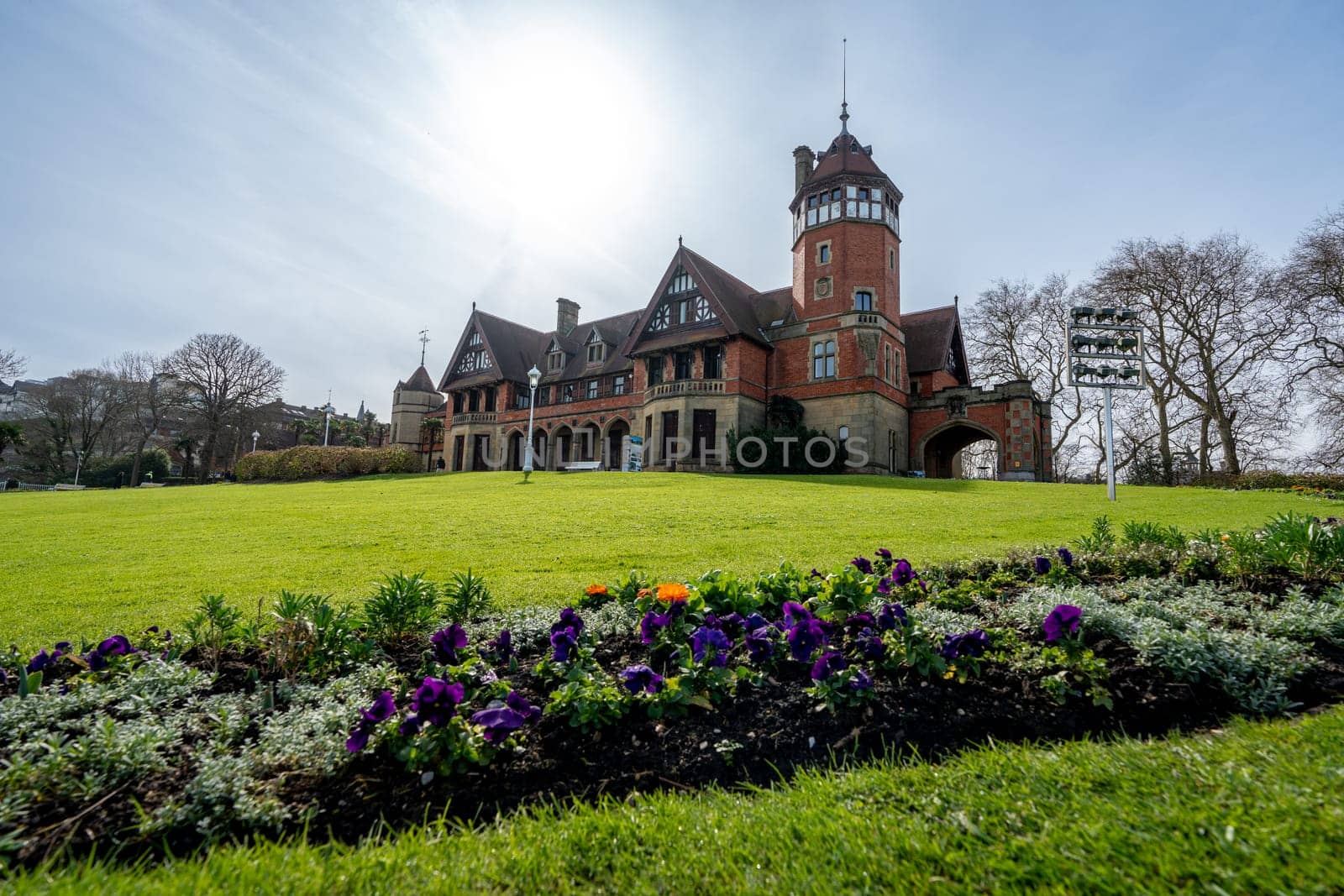 Gardens of the Miramar Palace on a sunny day, San Sebastian