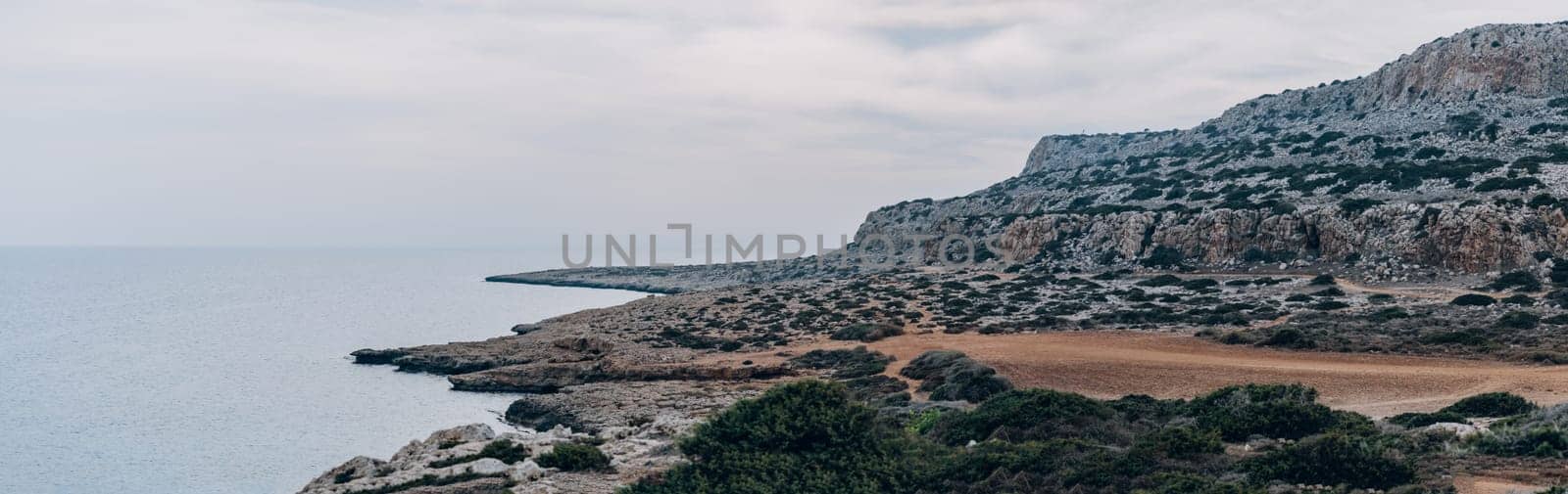 Beautiful panoramic view of Cape Cavo Greco beach, Cyprus by Popov