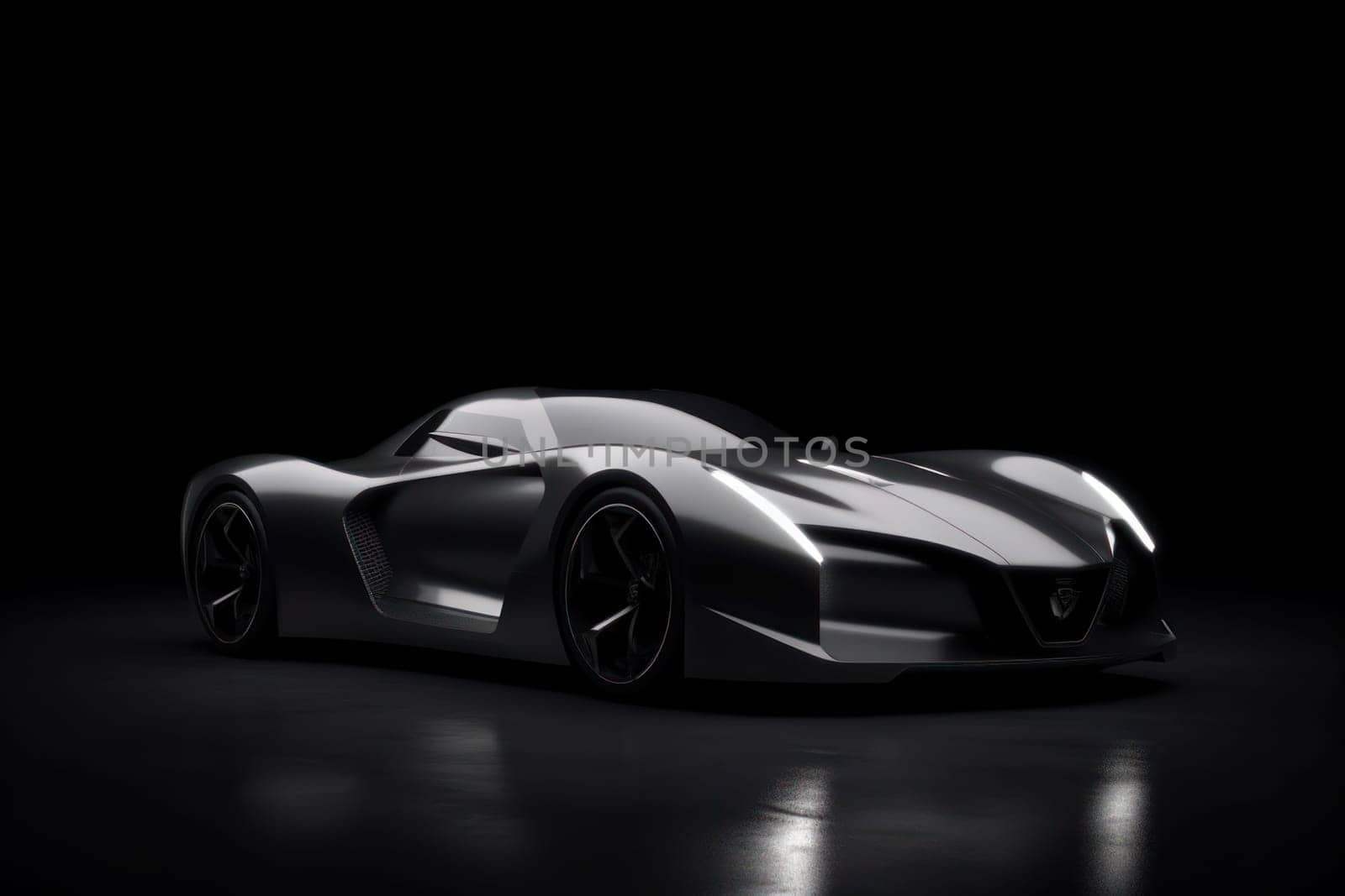 Concept sport car. Generate Ai by ylivdesign